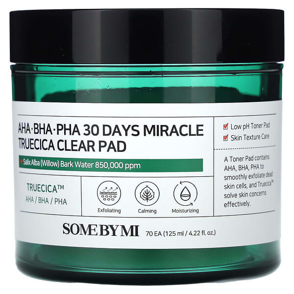 Some by Mi AHA BHA PHA 30 Days Miracle Truecica Clear Pad 70 ct