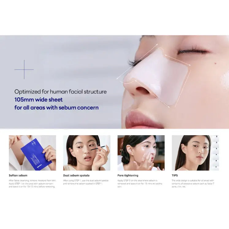 [MEDIHEAL] Blackhead Melting Clear Nose Patch *4pck