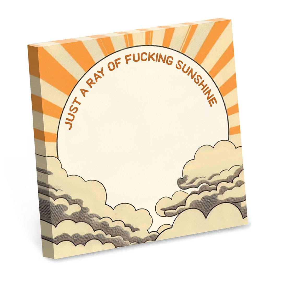 Funny Sarcastic Sticky Note Pad