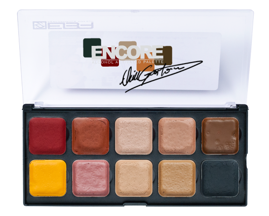 EBA Performance Makeup ENCORE Alcohol Palette Tattoo Cover Skin tone