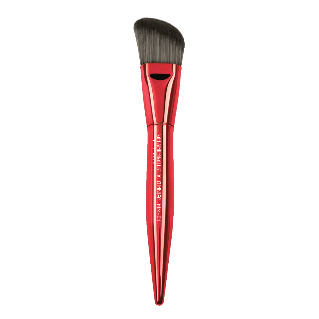 Angled Face & Body Makeup Brush - MM01 X OMNIA® - Lalka Beauty Co.