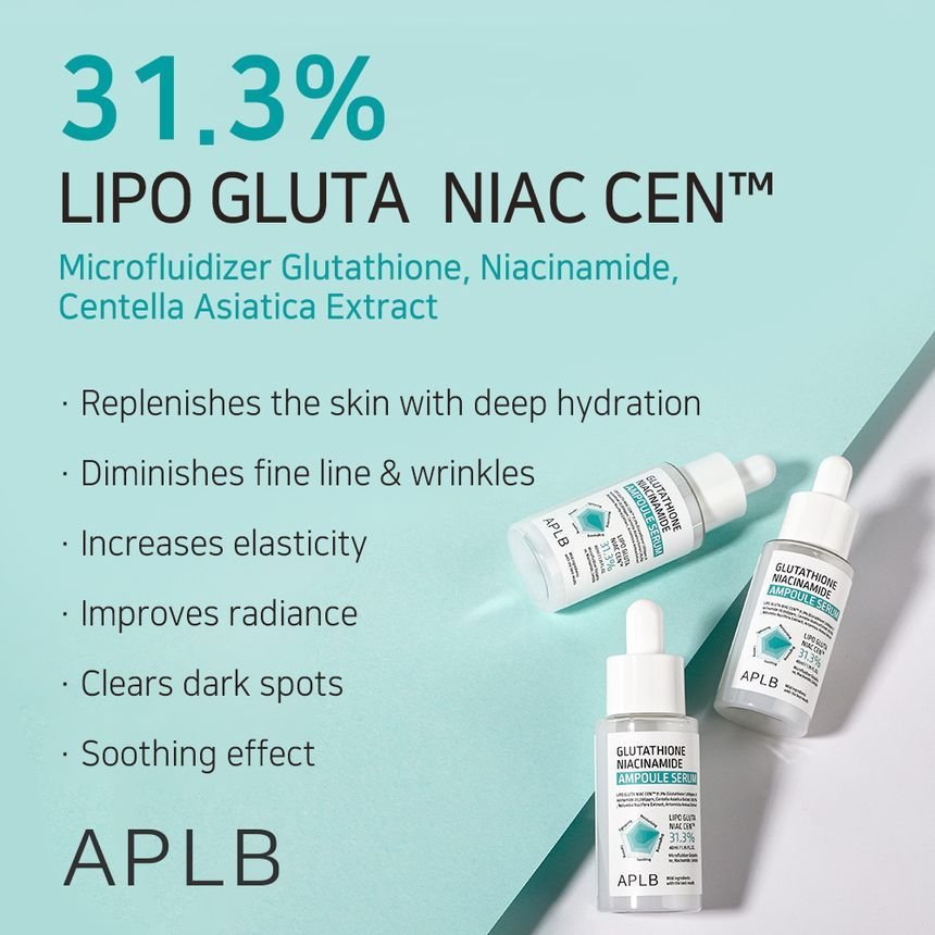 APLB Glutathione Niacinamide Ampoule Serum - Lalka Beauty Co.