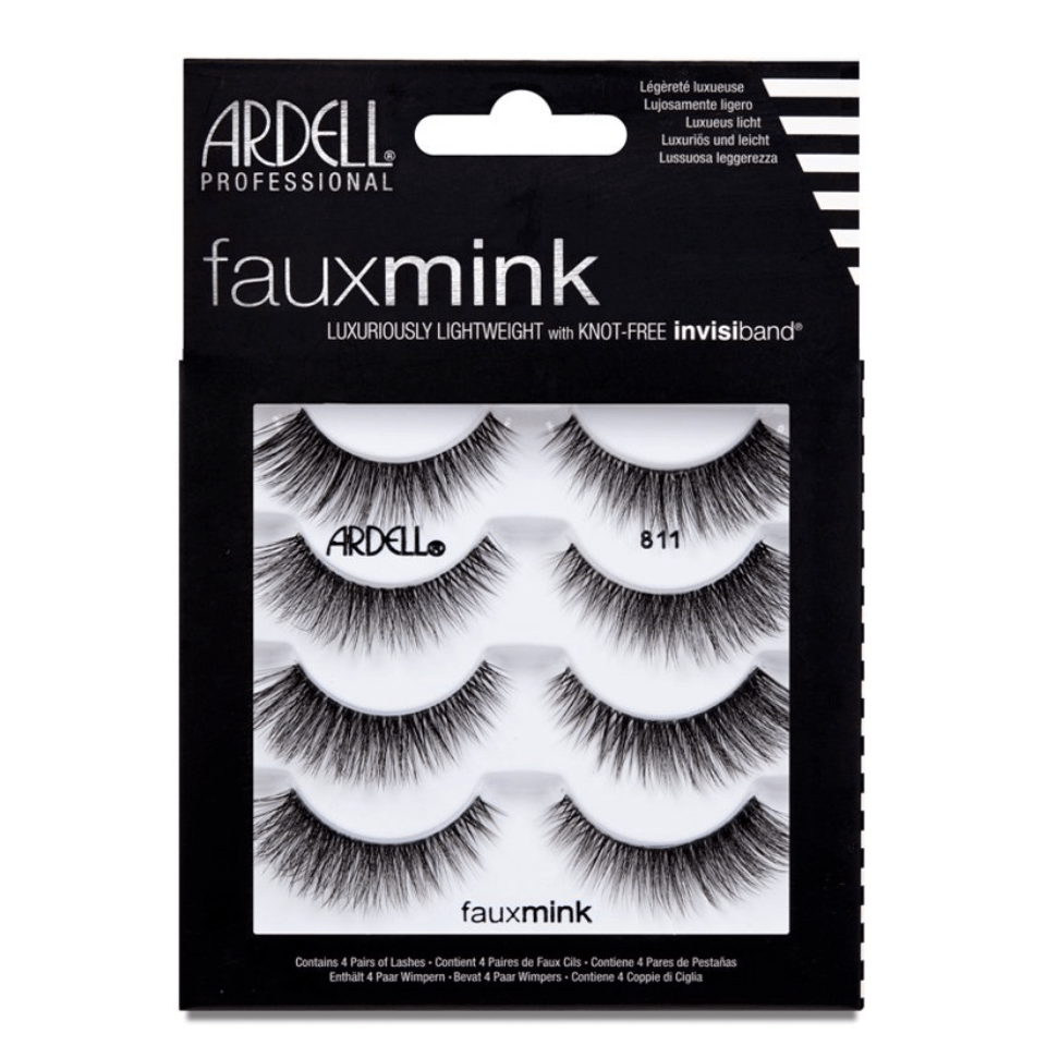 ARDELL Fauxmink Eyelashes, Luxurious Lightweight With Knot - Free (Multi - Pack): Faux Mink 817 - Lalka Beauty Co.