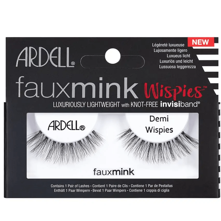 ARDELL Fauxmink Wispies, Luxuriously Lightweight With Invisiband Lashes: Demi Wispies - Lalka Beauty Co.