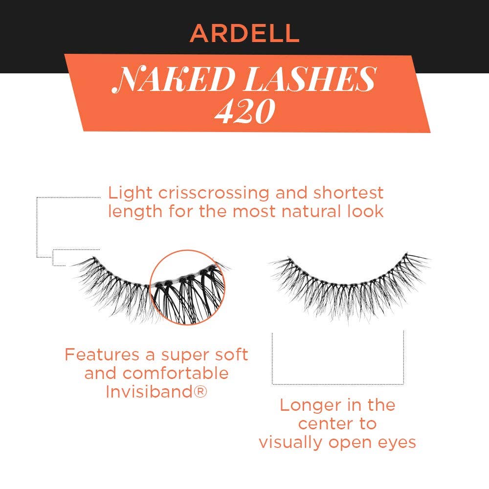 ARDELL Naked Blends Seamlessly Lashes: Naked Lashes #420 - Lalka Beauty Co.