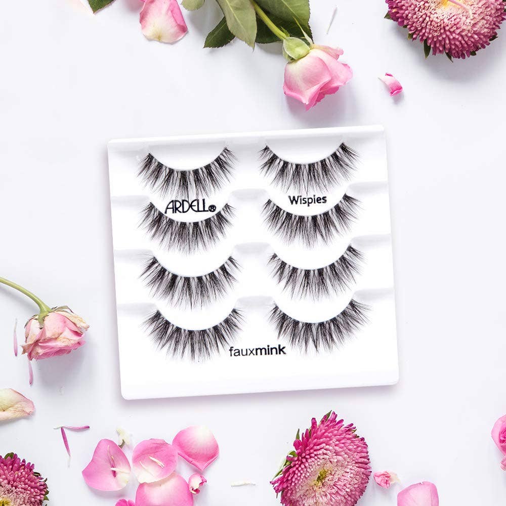 ARDELL Wispies The Original Feather Eyelashes With Invisiband (Multi - Pack): Black 113 - Lalka Beauty Co.