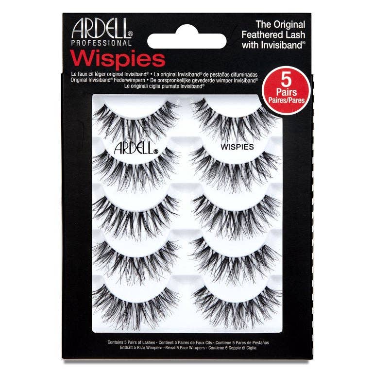 ARDELL Wispies The Original Feather Eyelashes With Invisiband (Multi - Pack): Black 113 - Lalka Beauty Co.