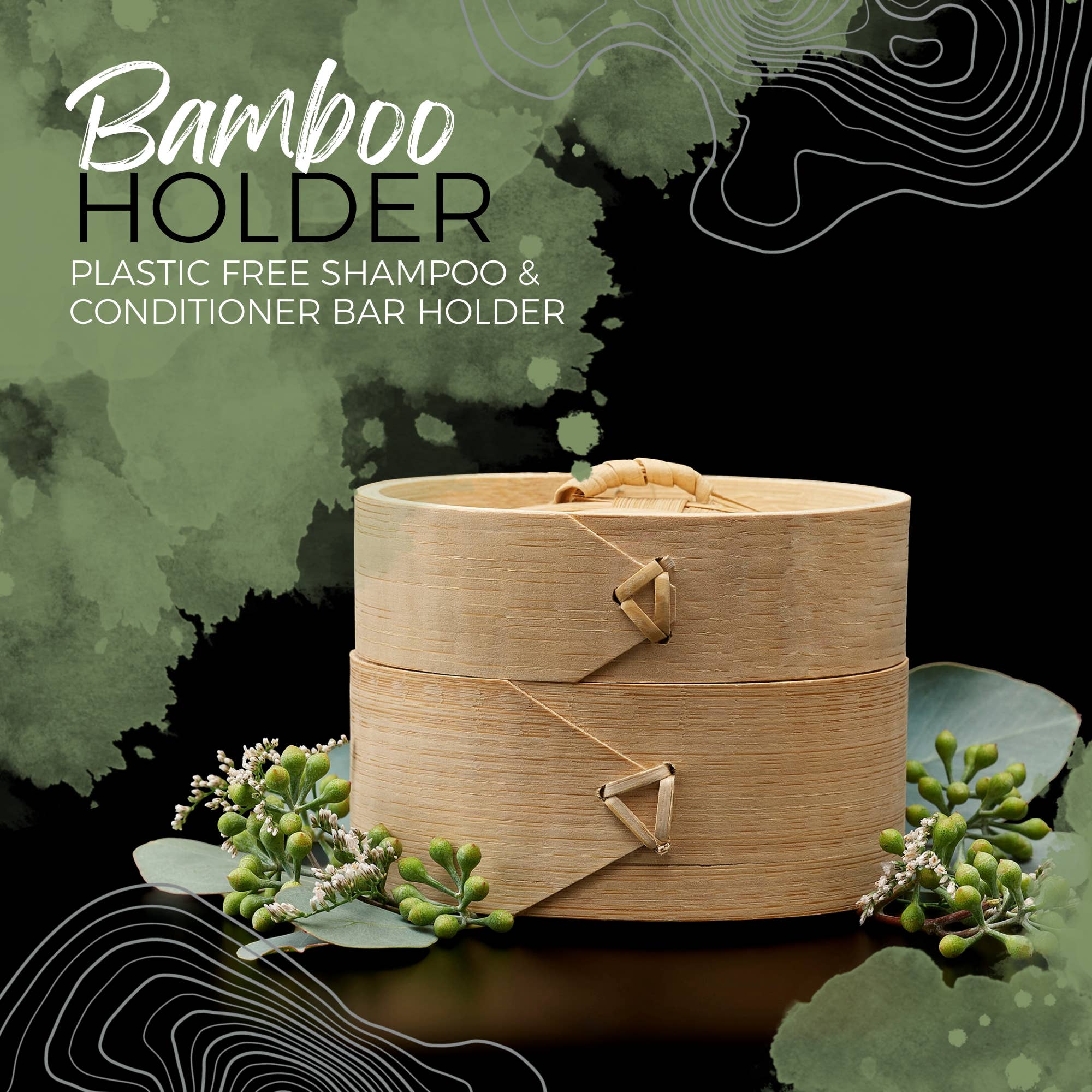 Bamboo Bar Holder | Shampoo & Conditioner Bars - Lalka Beauty Co.