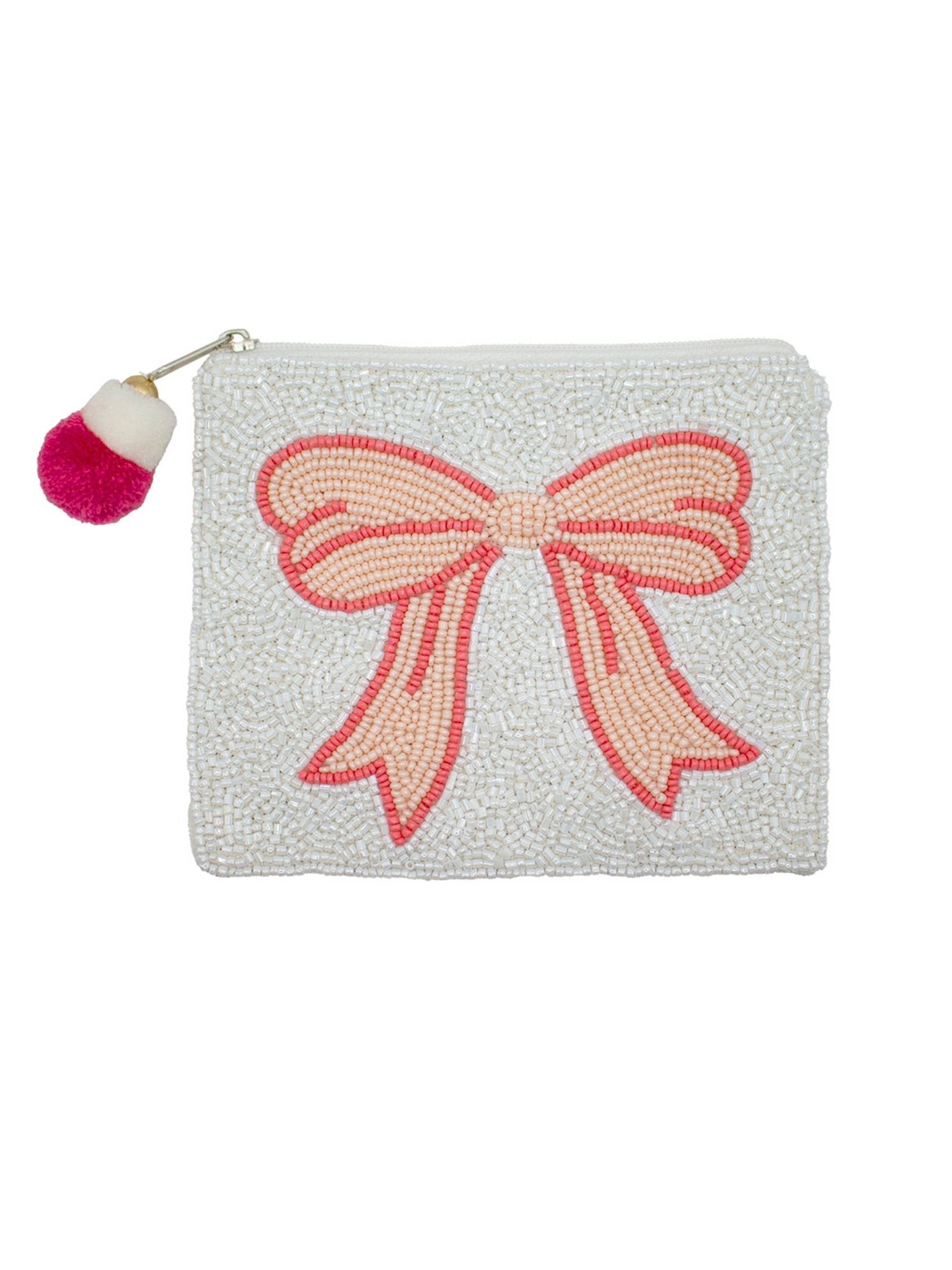 Bow Beaded Coin Purse - Lalka Beauty Co.