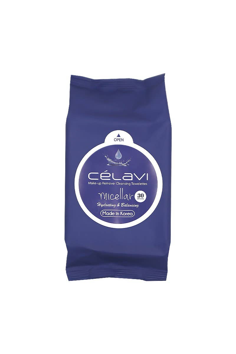 Celavi MT022 Micellar Makeup Cleansing Towelette - 6pc - Lalka Beauty Co.