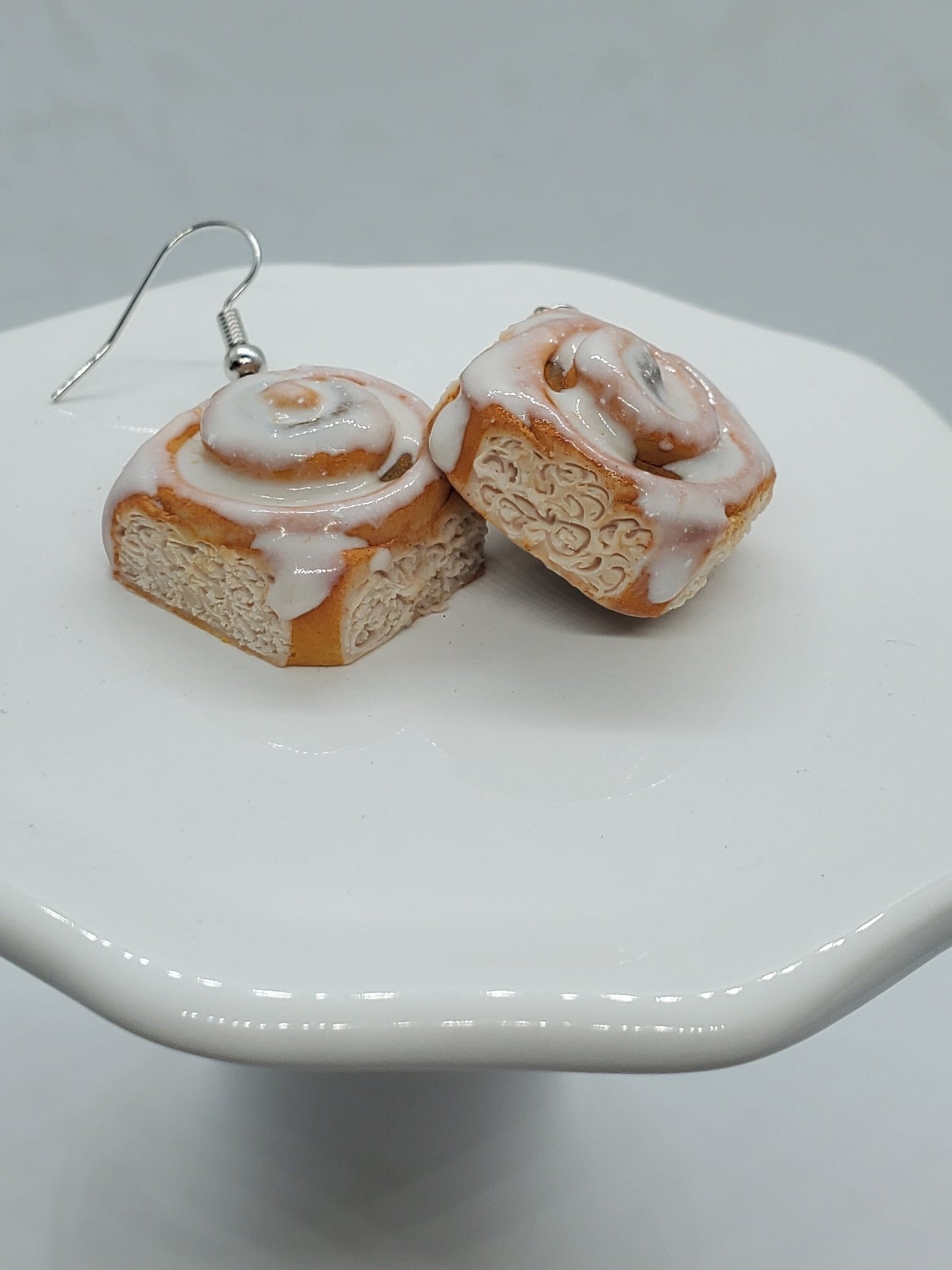 Cinnamon Roll Earrings, Roll Earrings, Bread Earrings - Lalka Beauty Co.