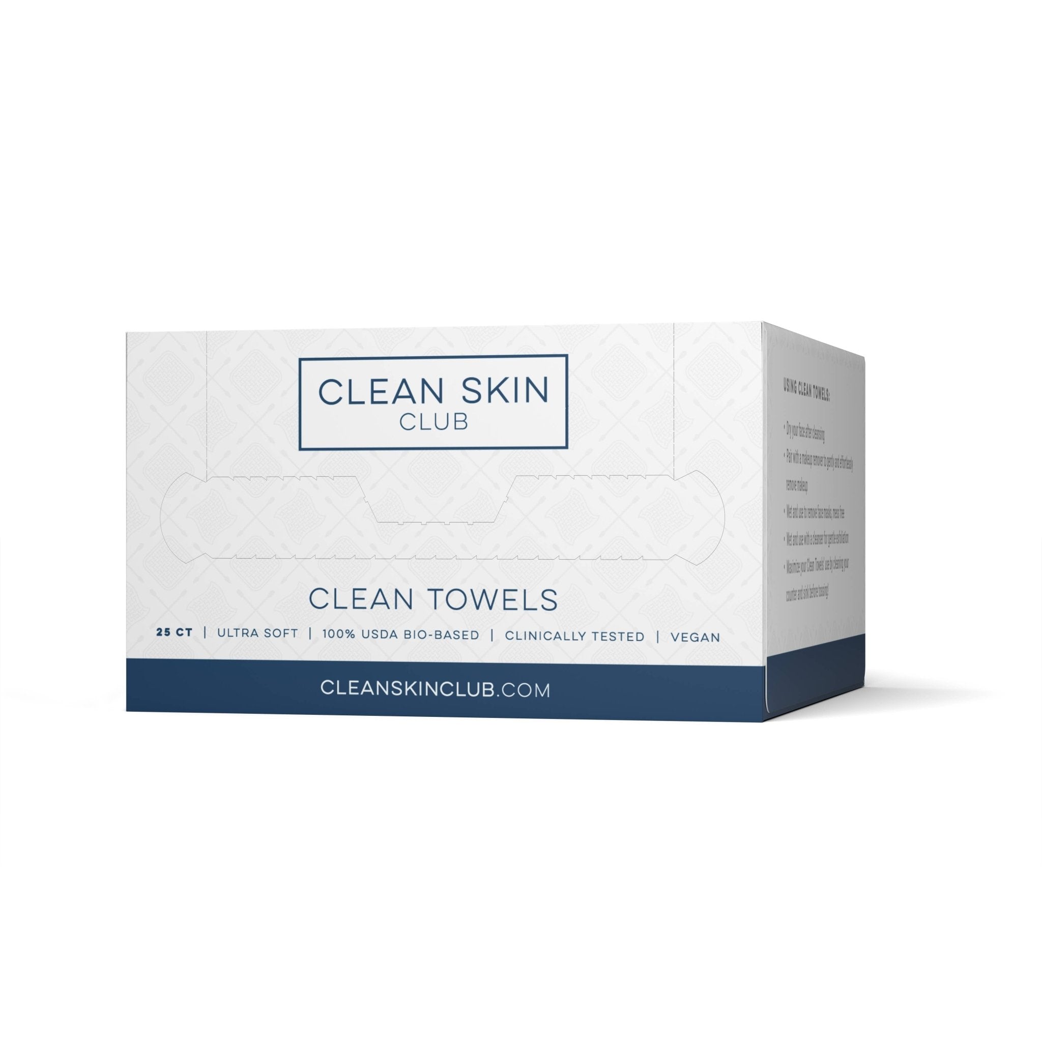 Clean Skin Club Face Towels (25 ct.) - Lalka Beauty Co.