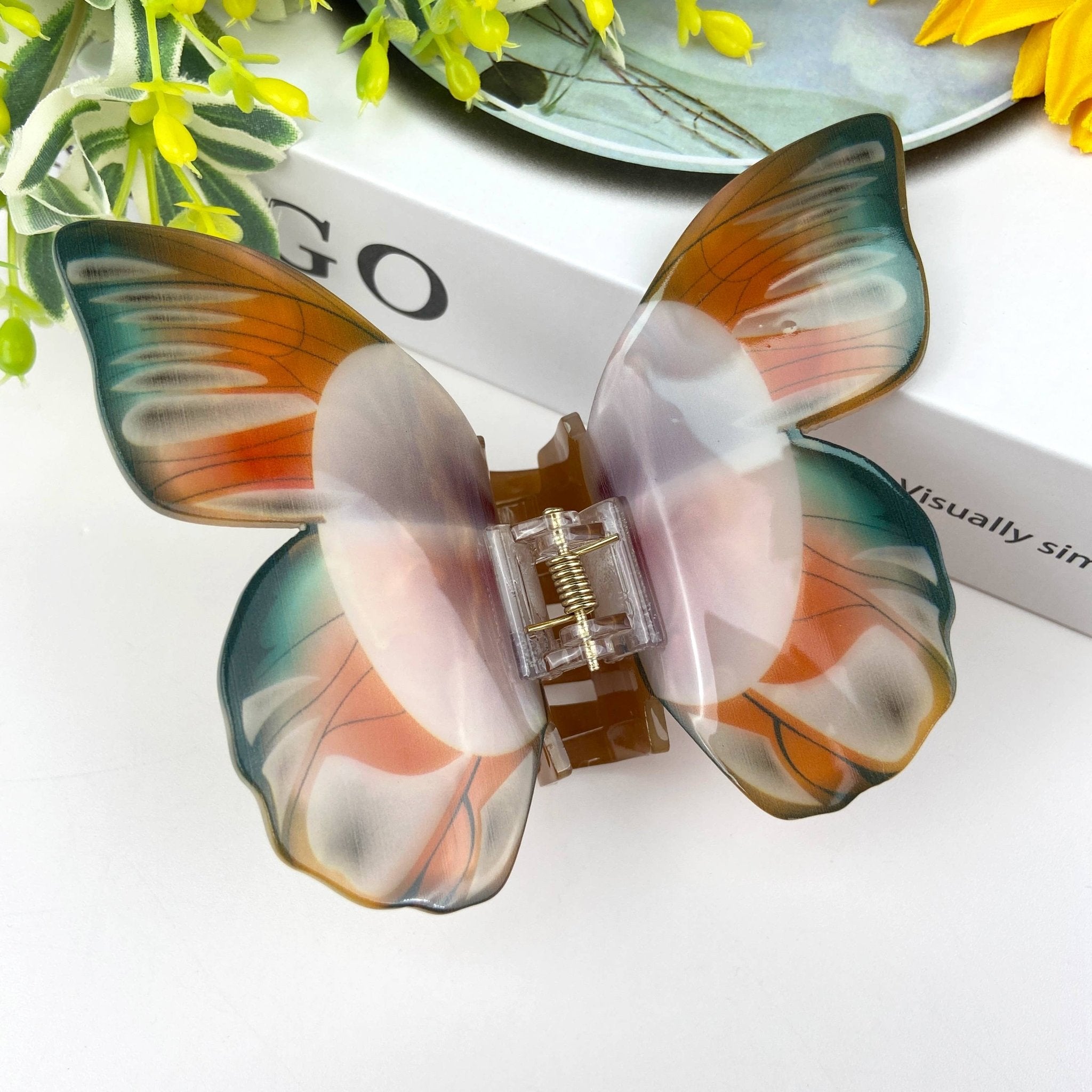 Colorful butterfly hair clips Various colors - Lalka Beauty Co.