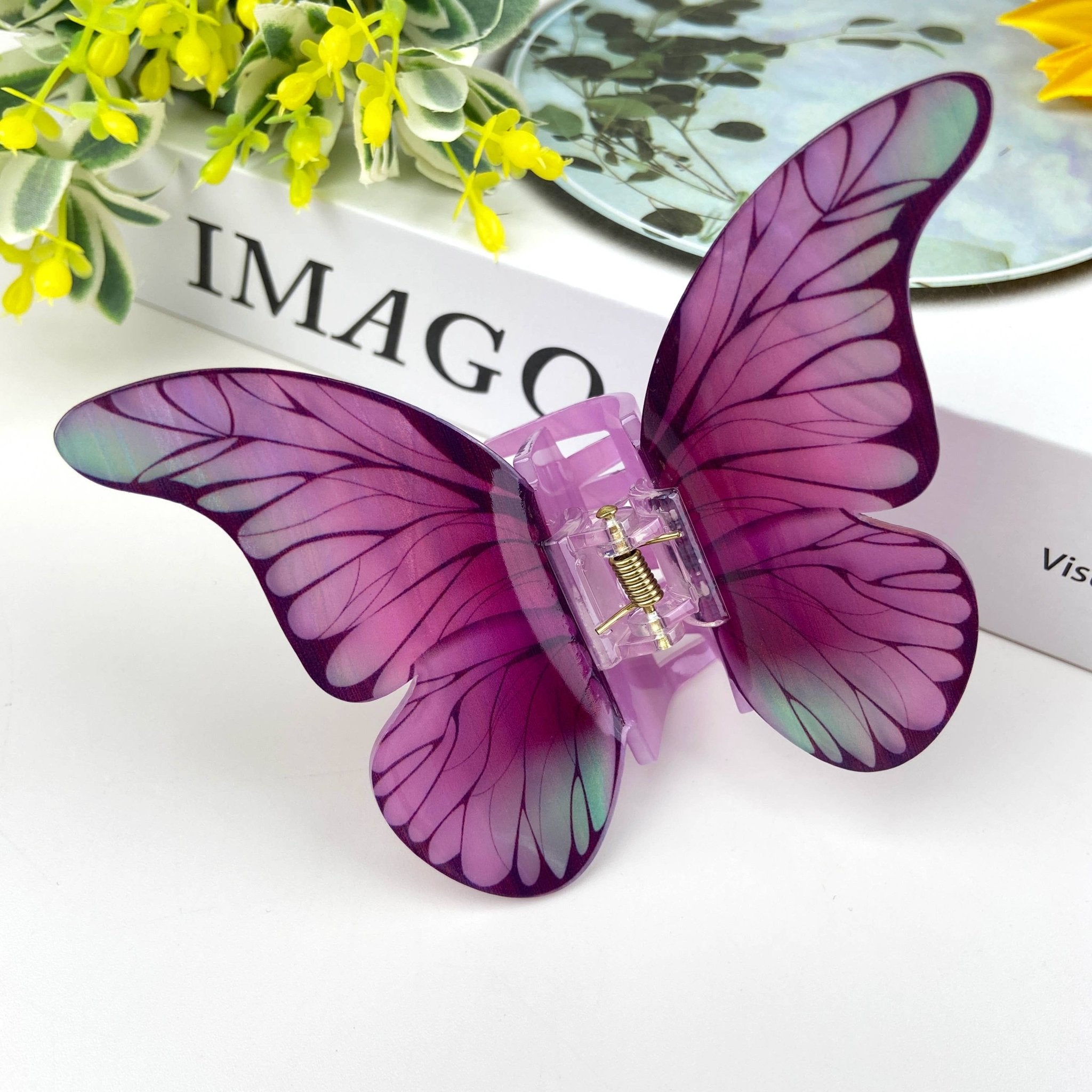 Colorful butterfly hair clips Various colors - Lalka Beauty Co.