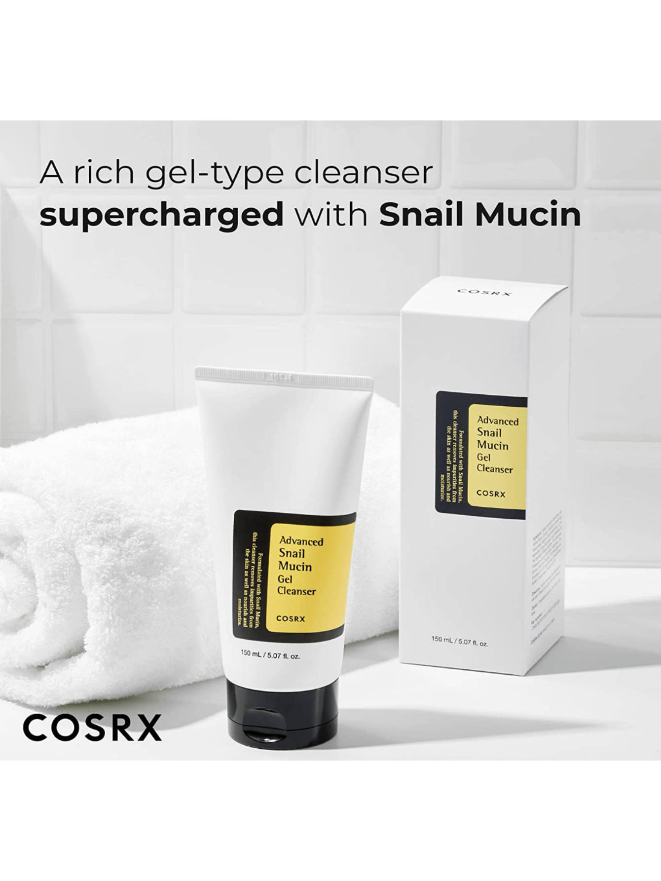 COSRX Advanced Snail Mucin Gel Cleanser - Lalka Beauty Co.