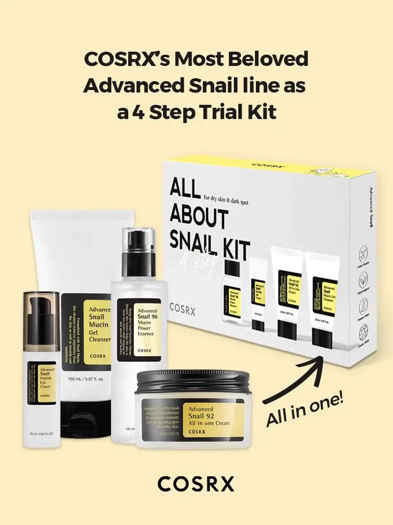 [COSRX] ALL BOUT SNAIL KIT 4 PCS - Lalka Beauty Co.