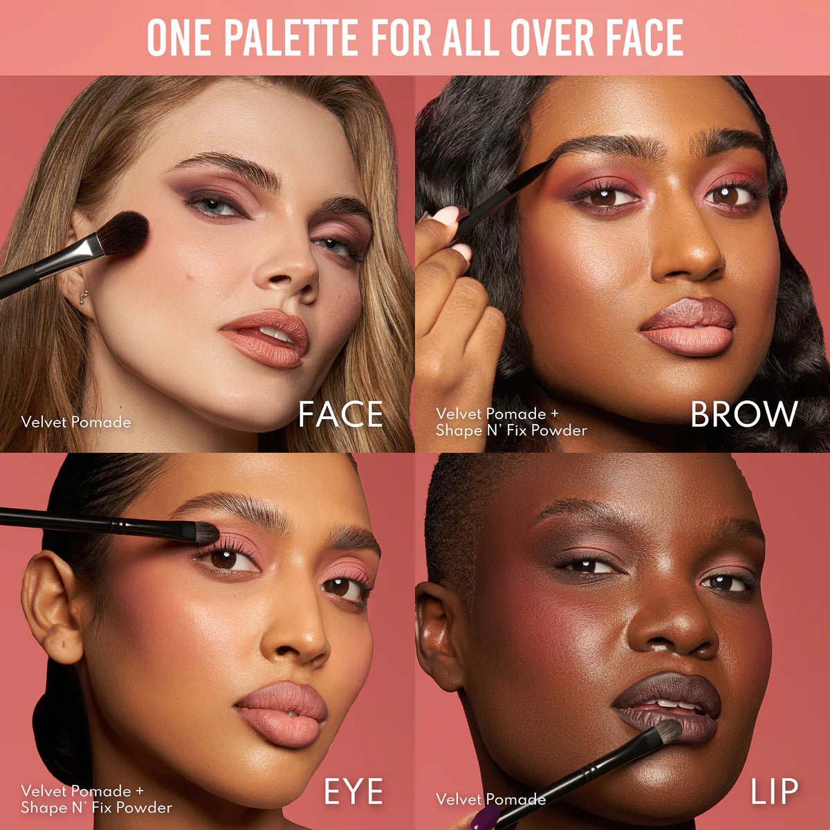 Danessa Myricks Groundwork Palettes for face, eyes, cheeks, lips - Lalka Beauty Co.