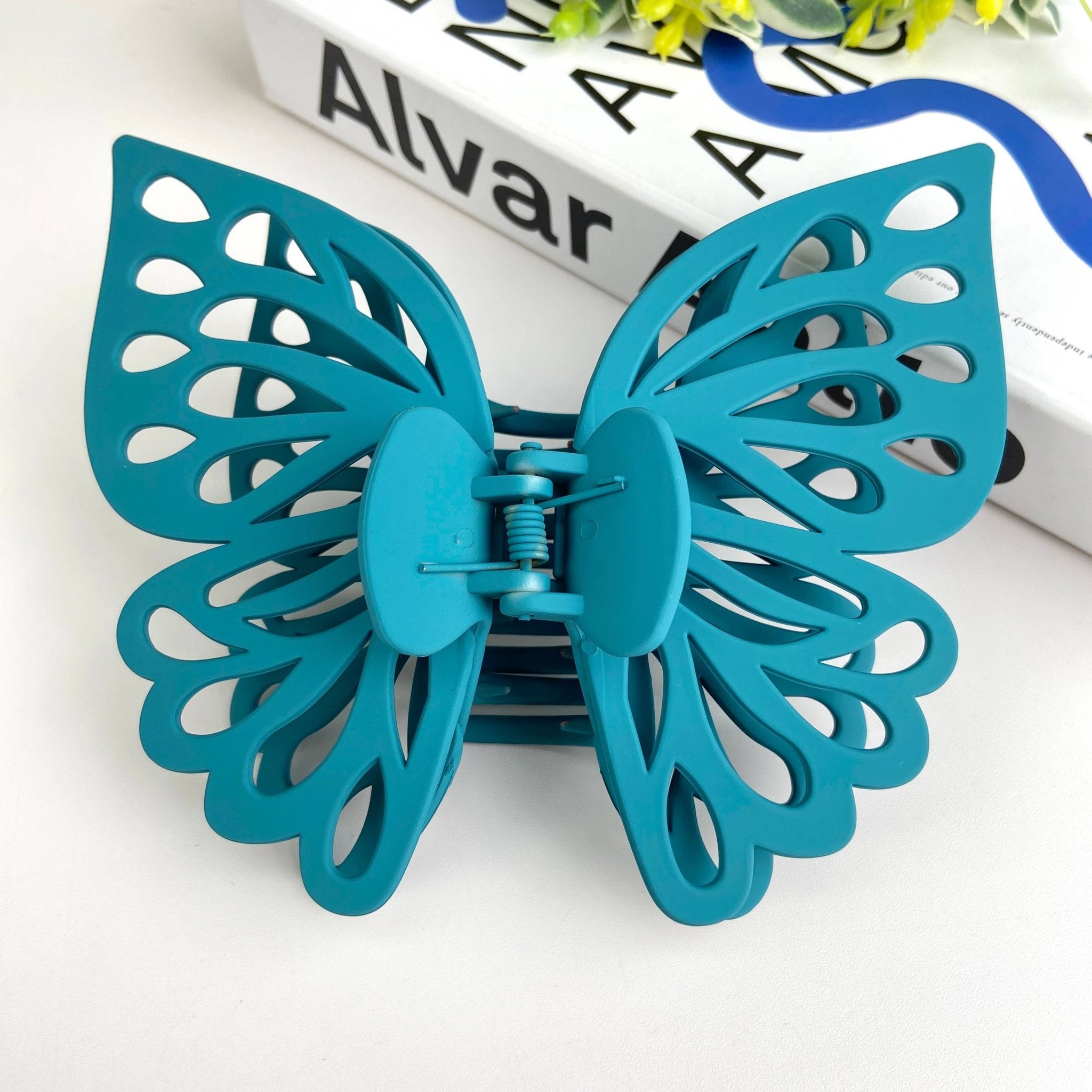 Double layer butterfly hair clip claw clip - Lalka Beauty Co.