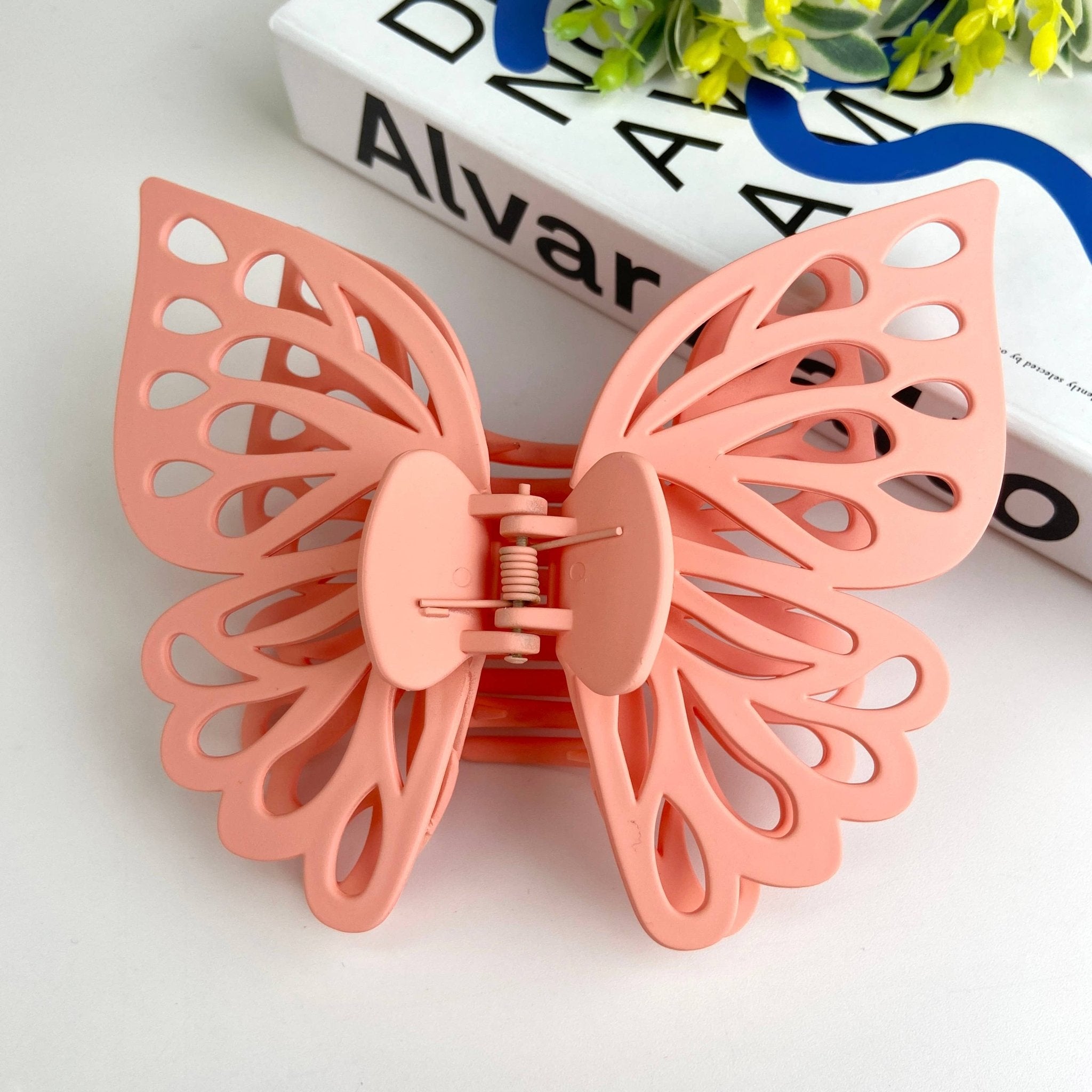 Double layer butterfly hair clip claw clip - Lalka Beauty Co.