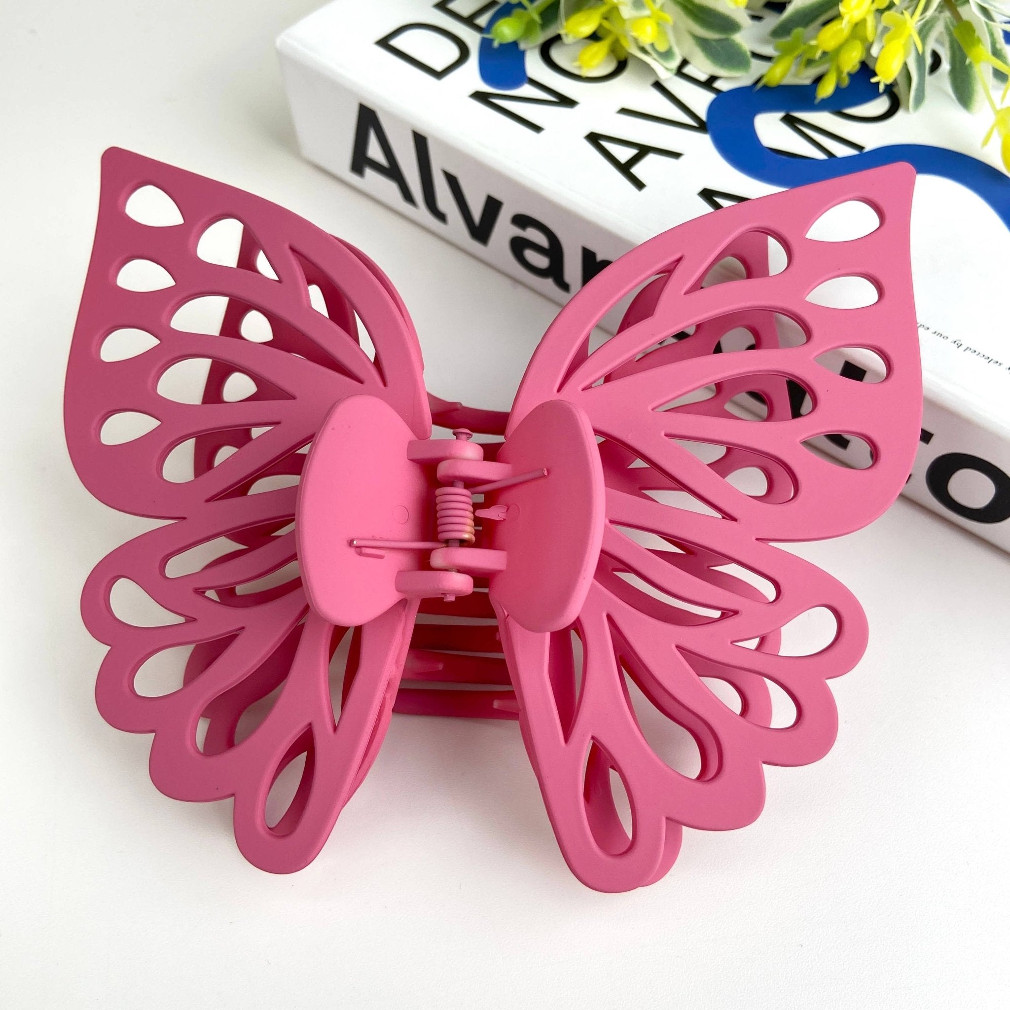 Double layer butterfly hair clip claw clip - Lalka Beauty Co.