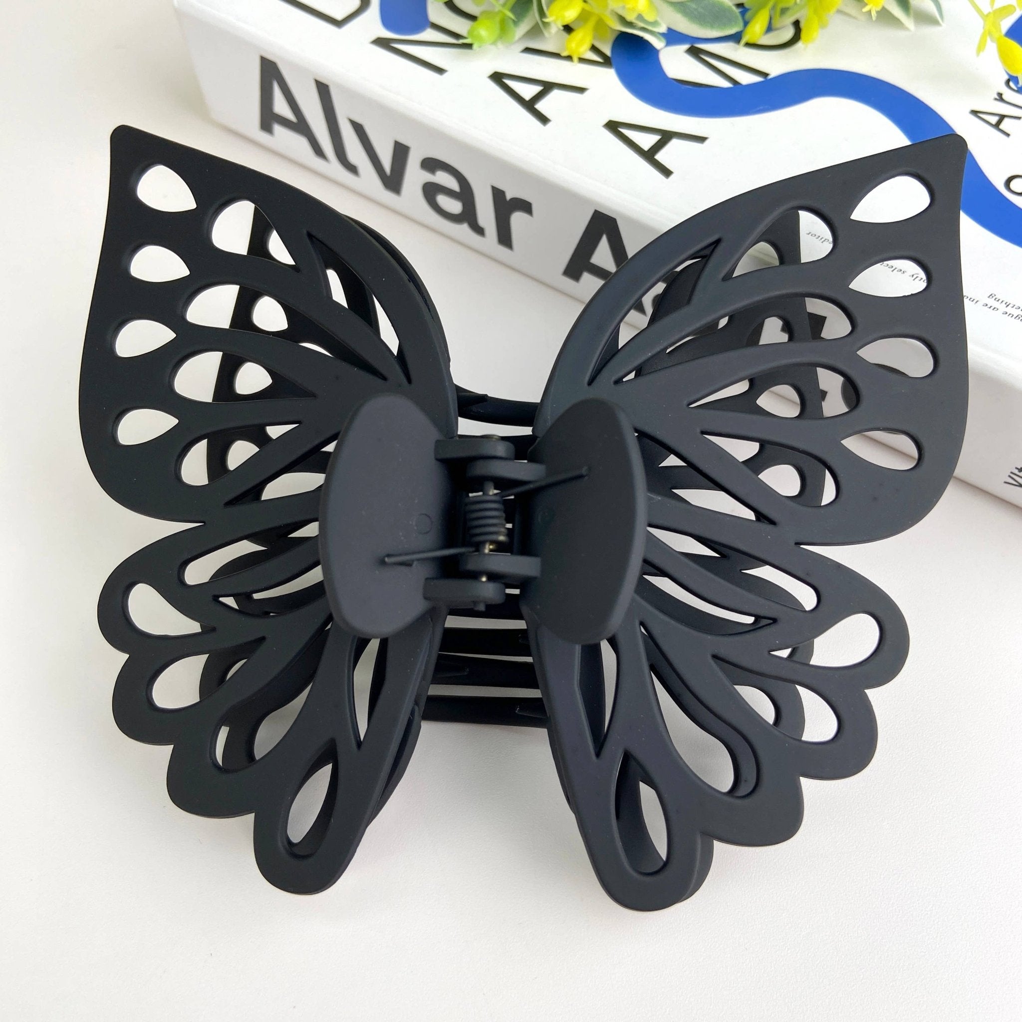 Double layer butterfly hair clip claw clip - Lalka Beauty Co.