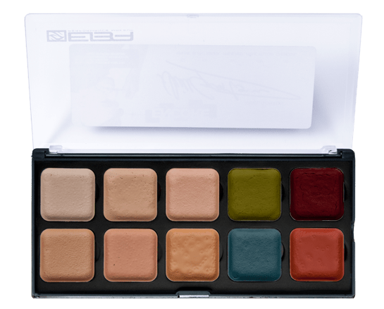 EBA Performance Makeup ENCORE Alcohol Palette Tattoo Cover Skin tone - Lalka Beauty Co.