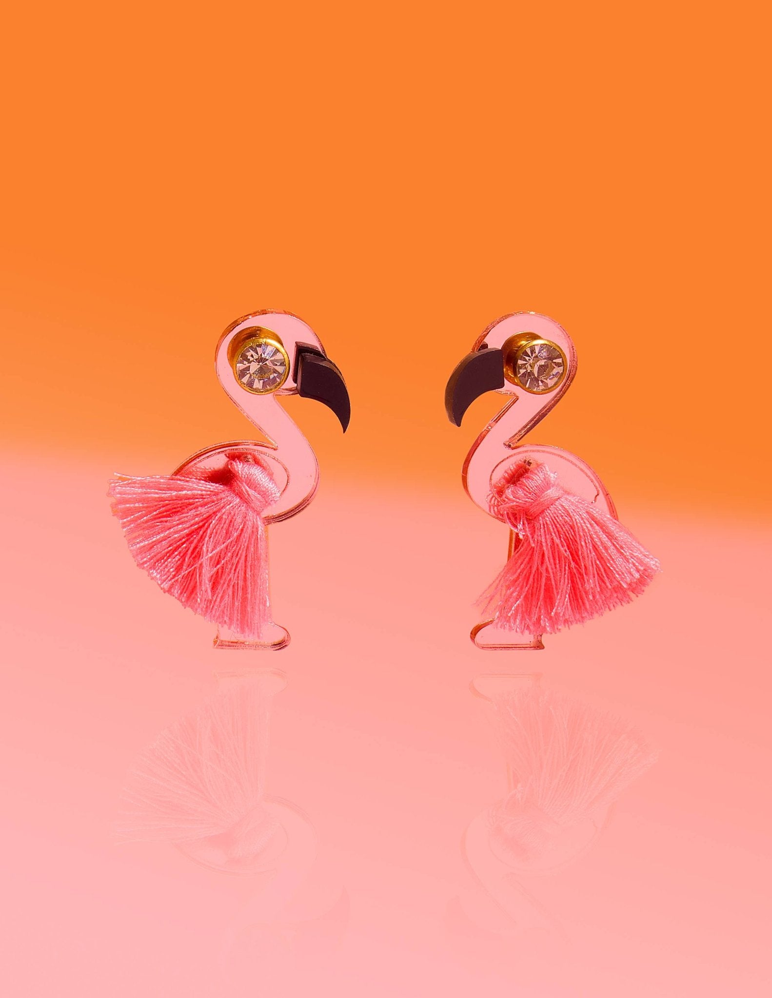 Flamingo Stud Earrings - Lalka Beauty Co.