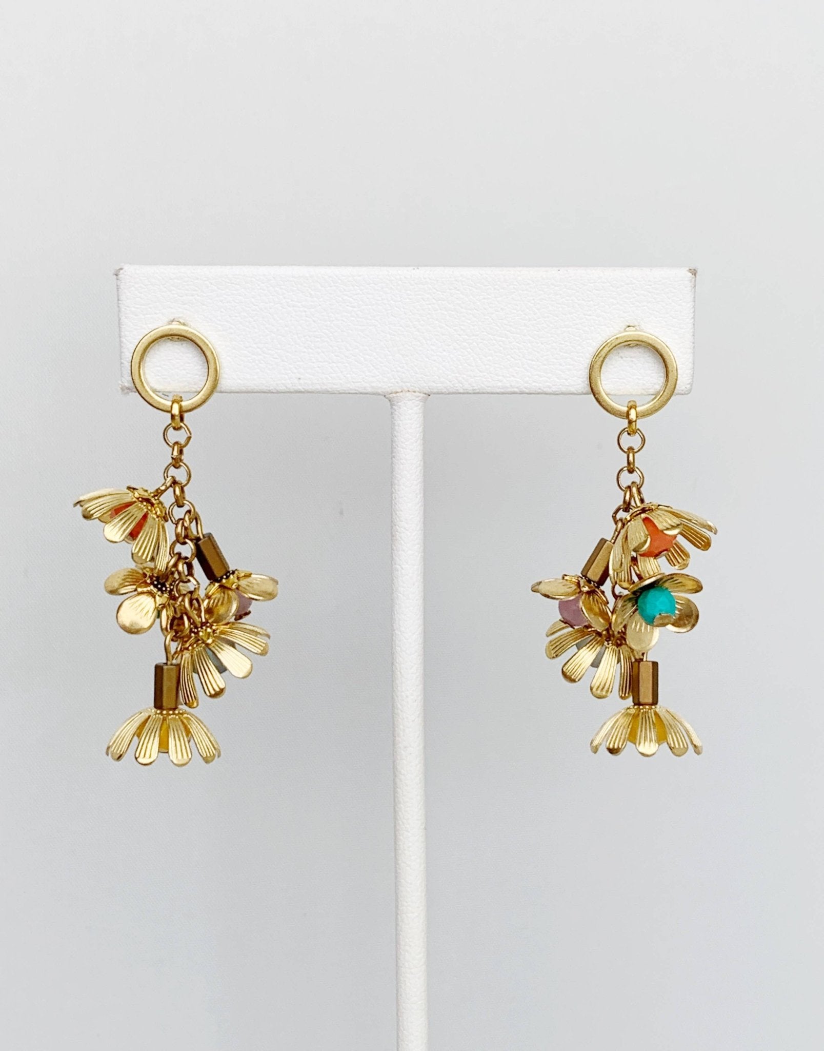 Flower Cluster Earrings - Lalka Beauty Co.