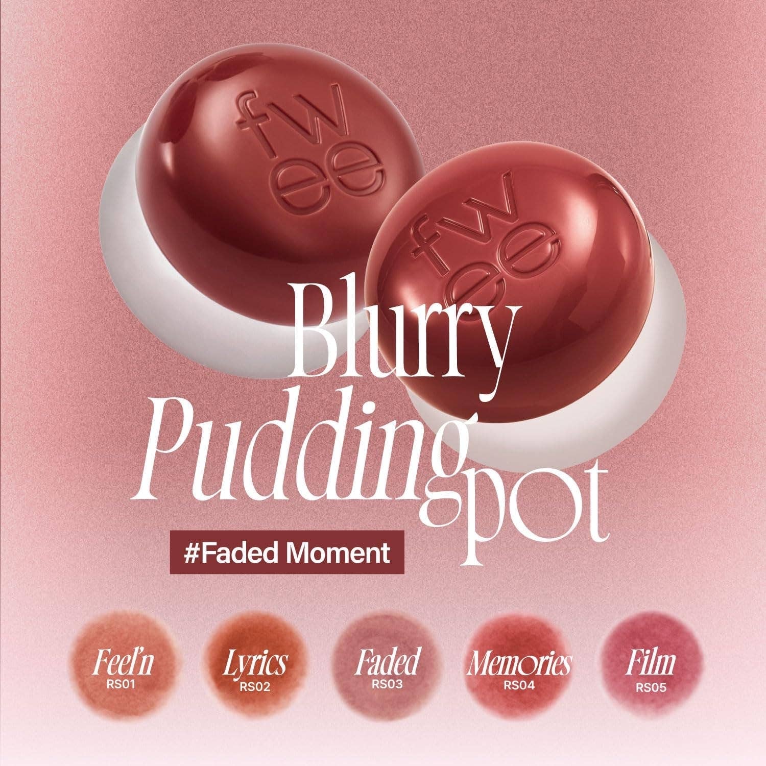 Fwee Lip & Cheek Blurry cream blush Pudding Pot - Lalka Beauty Co.