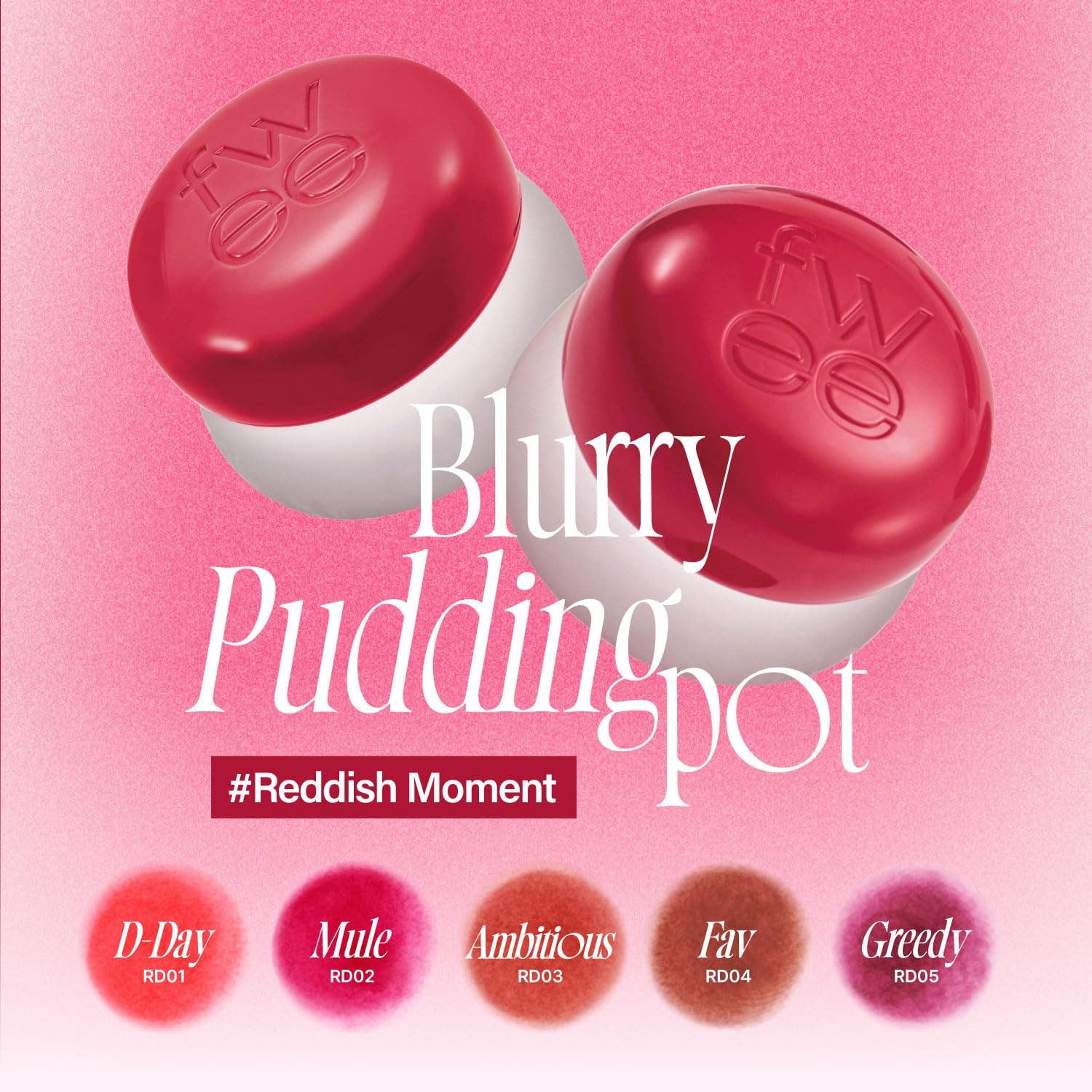 Fwee Lip & Cheek Blurry cream blush Pudding Pot - Lalka Beauty Co.