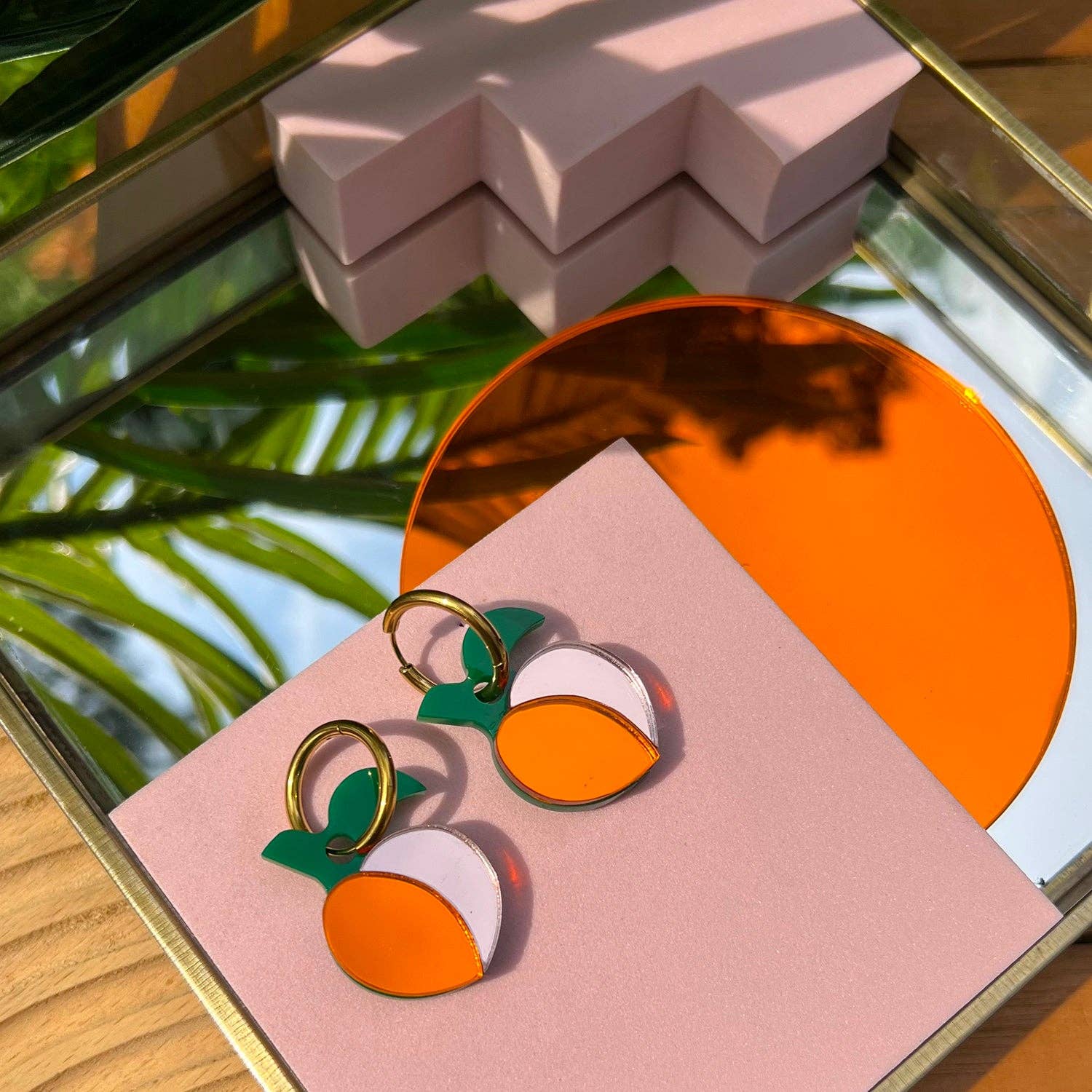 Georgia Peach Hoops - Lalka Beauty Co.