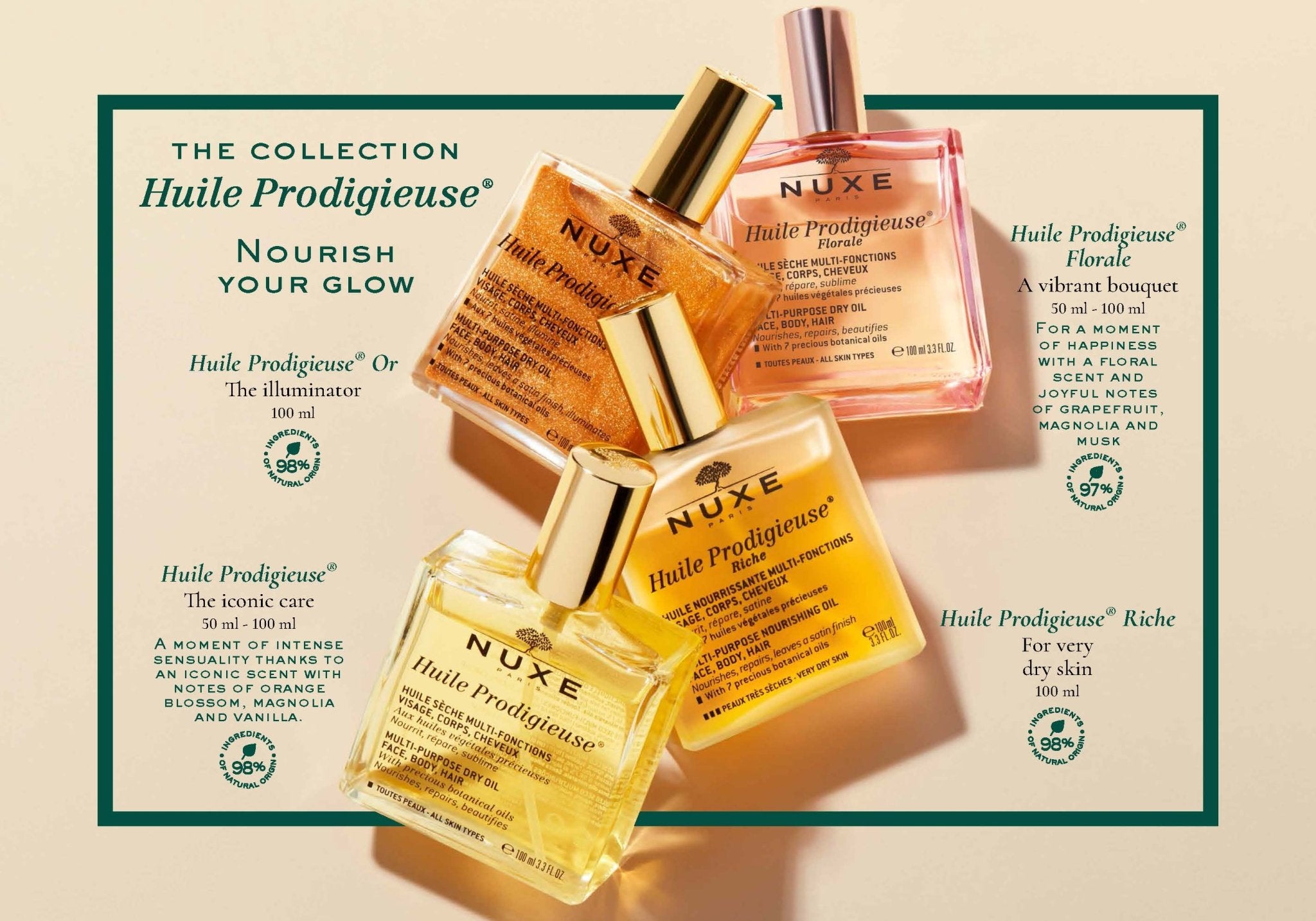 Huile Prodigieuse Nuxe Multi - Purpose Dry Oil - Lalka Beauty Co.