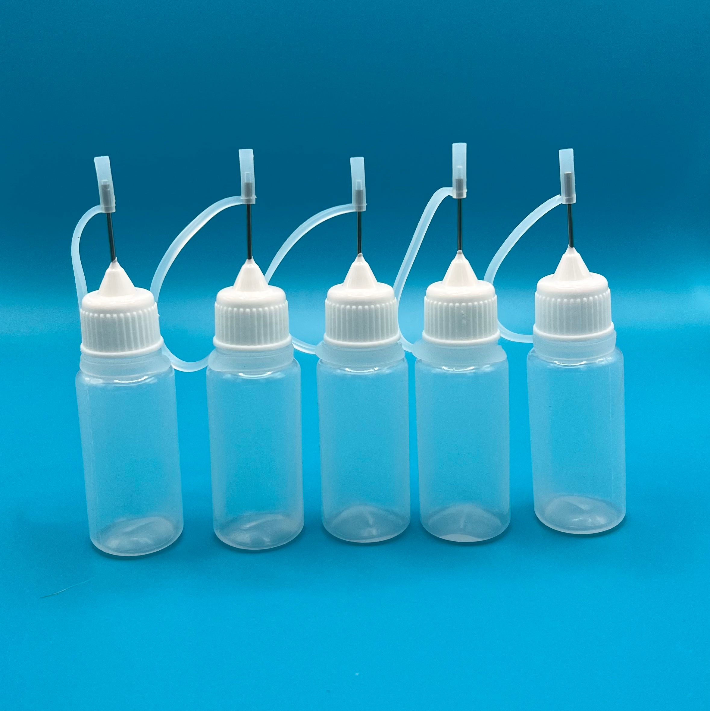 Kit Condensing Set of 5 Blunt Needle Tip Dropper Bottles