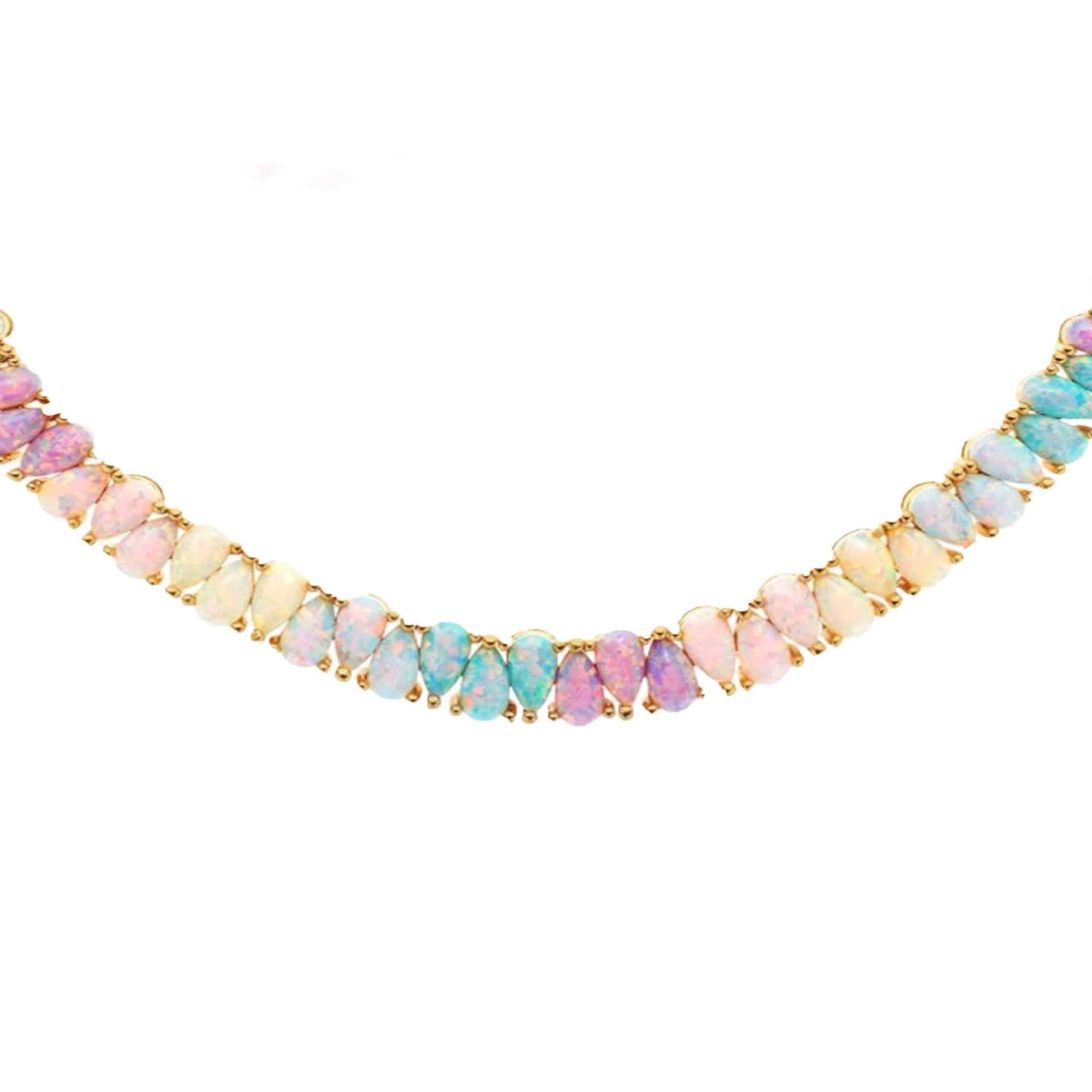 La Kaiser Opal Dancing Dreams Tennis Necklace - Lalka Beauty Co.