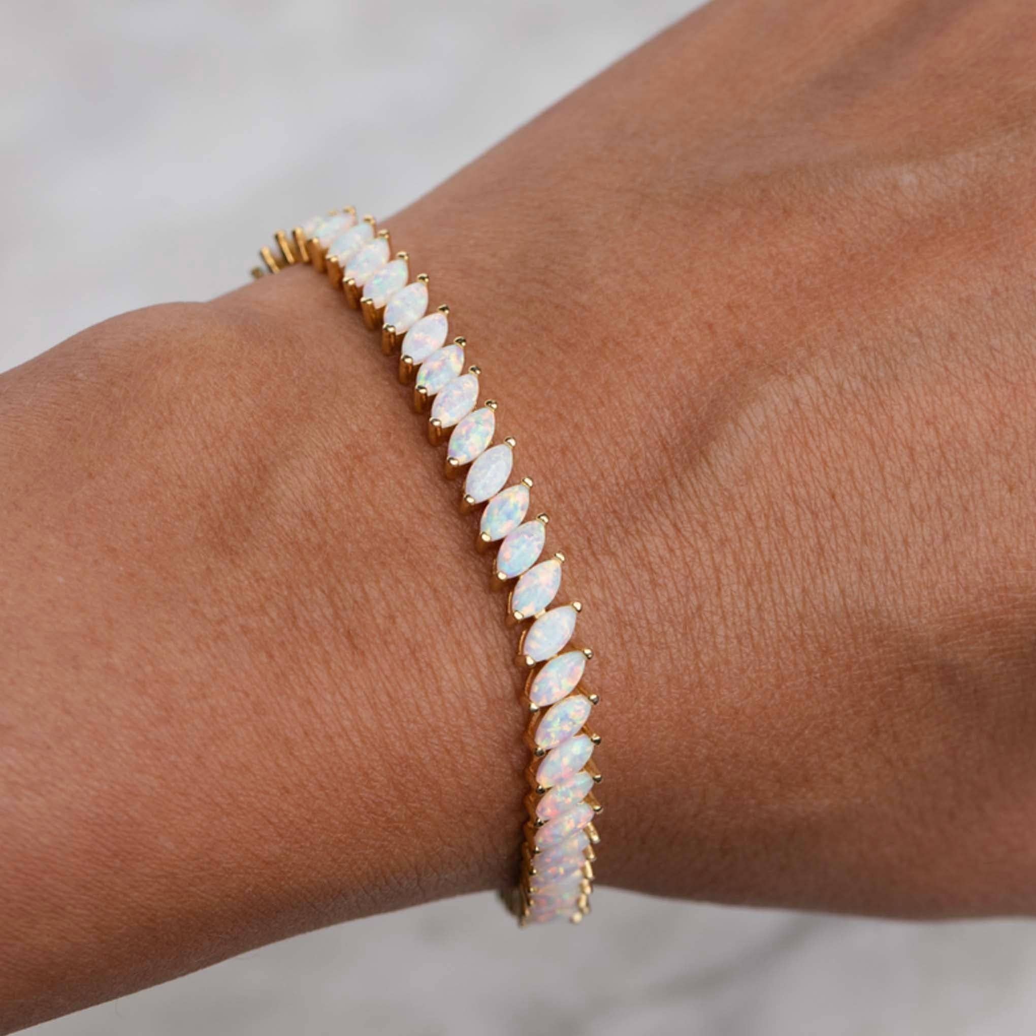 La Kaiser Opal Fiare Tennis Bracelet - Lalka Beauty Co.