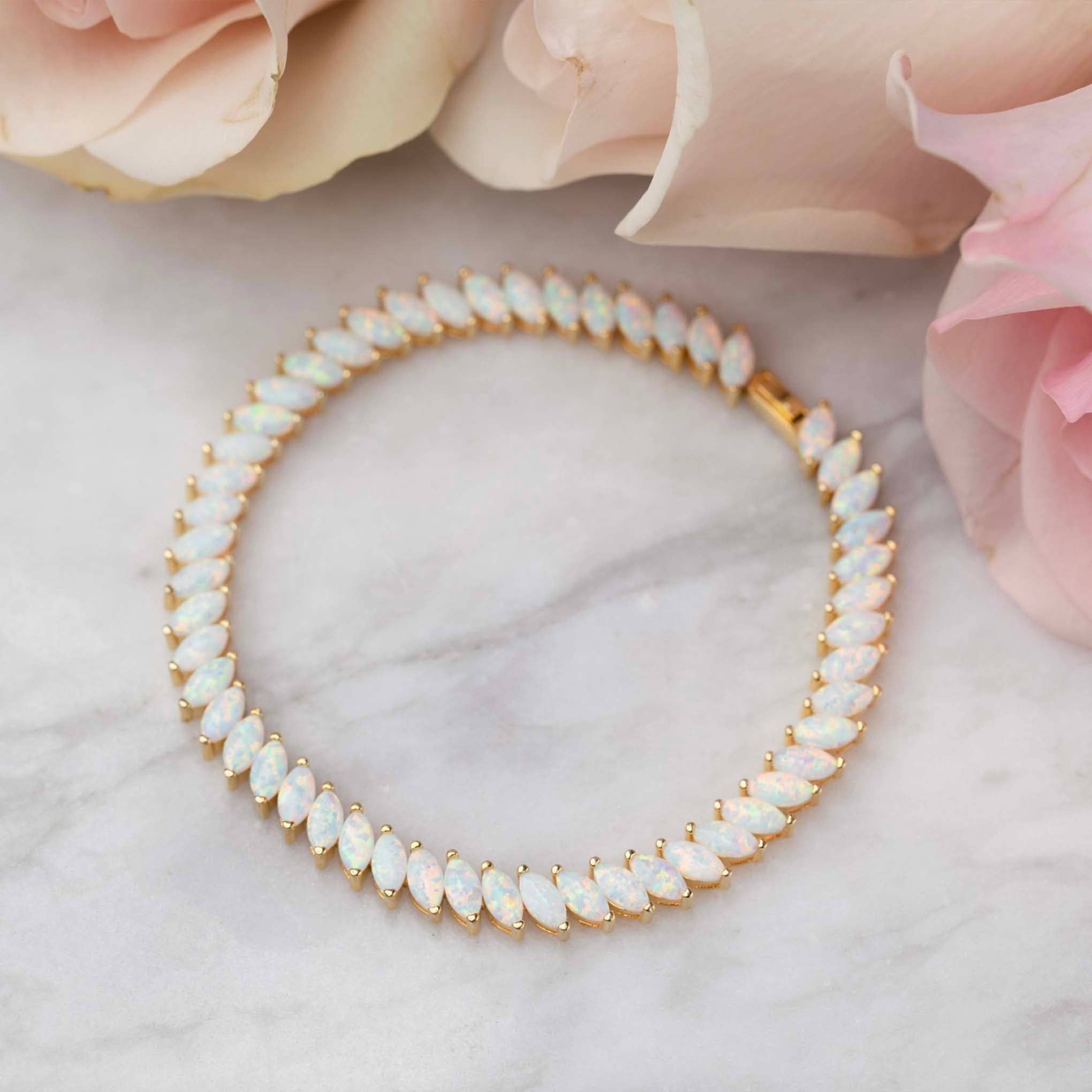 La Kaiser Opal Fiare Tennis Bracelet - Lalka Beauty Co.