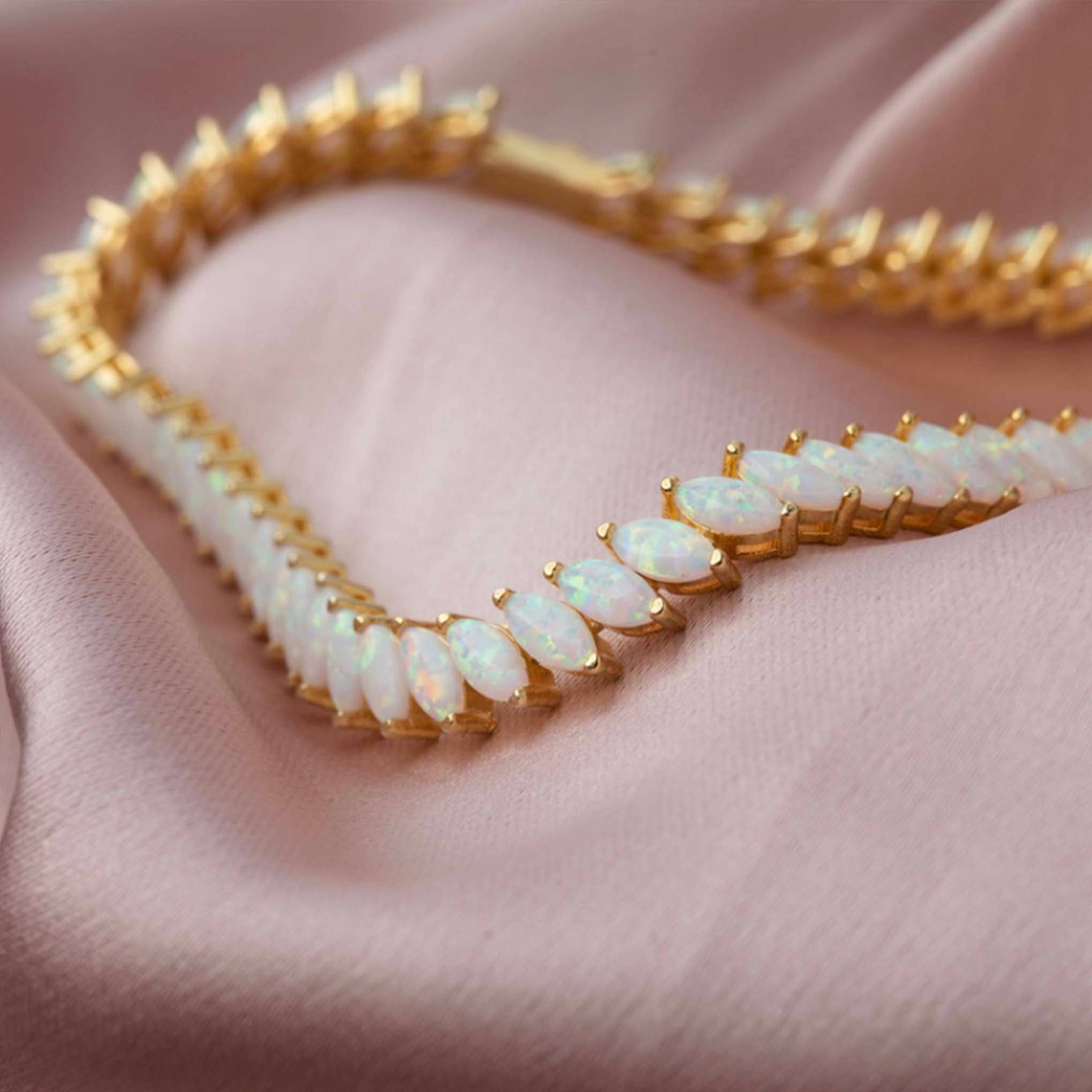 La Kaiser Opal Fiare Tennis Bracelet - Lalka Beauty Co.