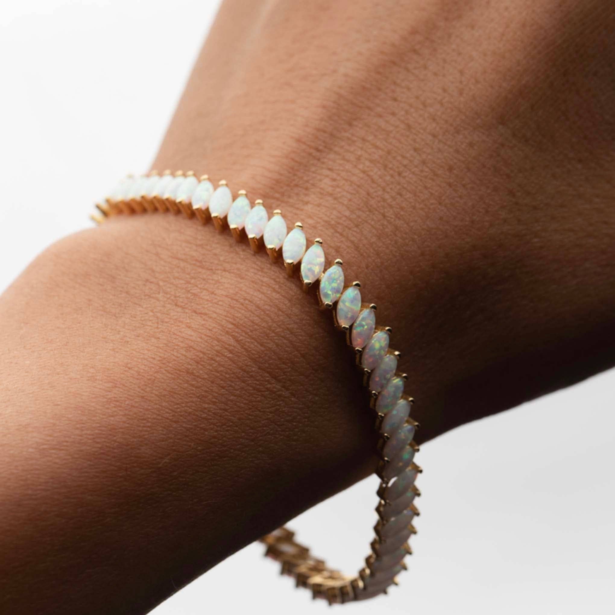 La Kaiser Opal Fiare Tennis Bracelet - Lalka Beauty Co.