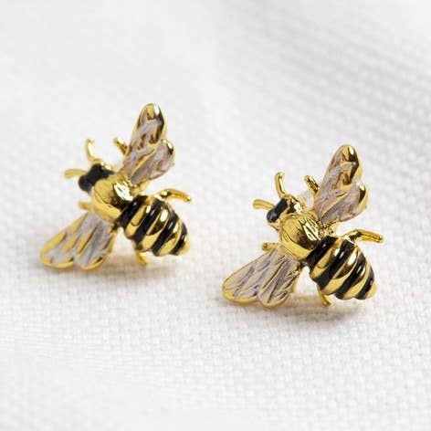 Lisa Angel Bee stud Earrings - Lalka Beauty Co.