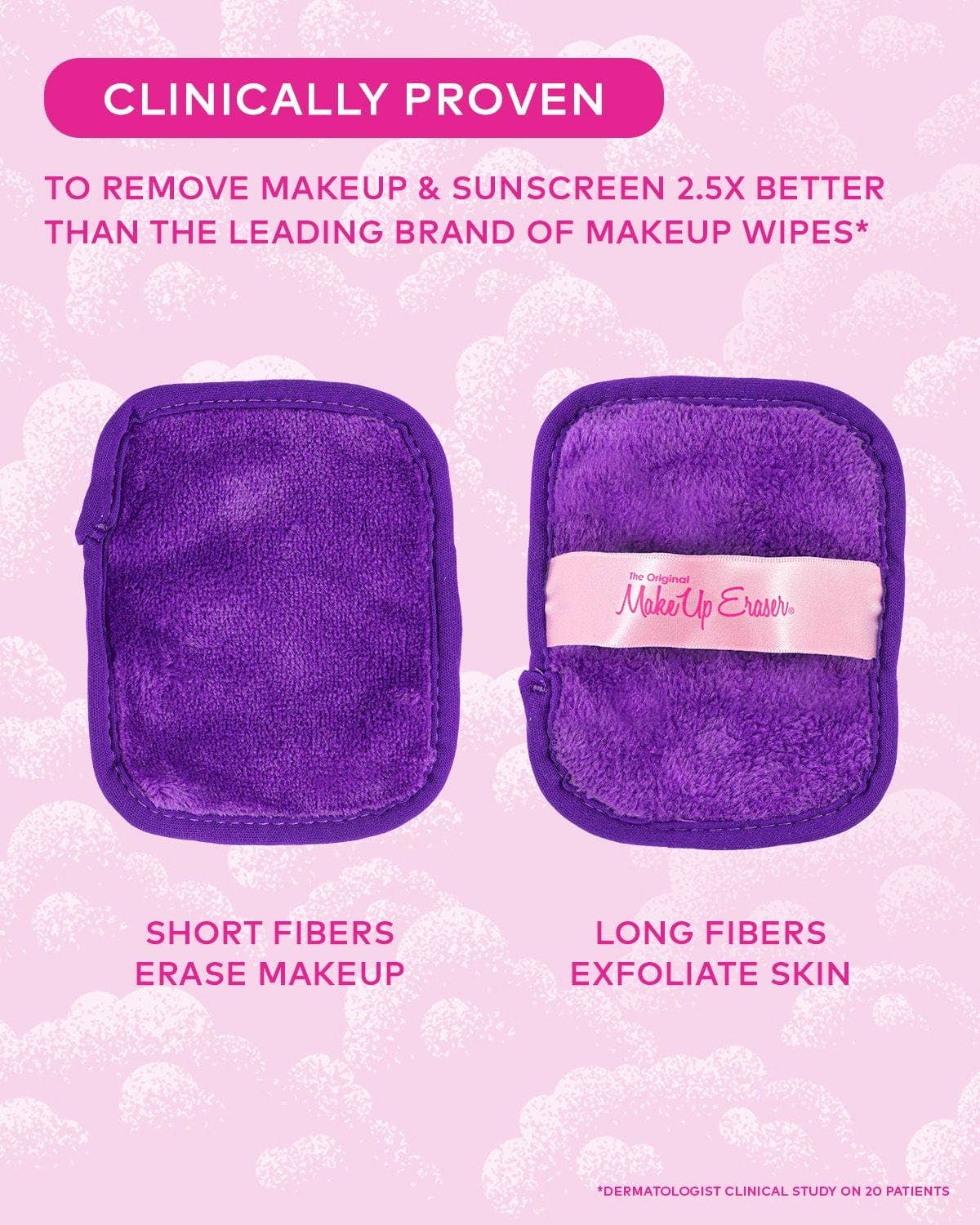 MakeUp Eraser Solid 7 - Day Set: Original Pink or Black - Lalka Beauty Co.