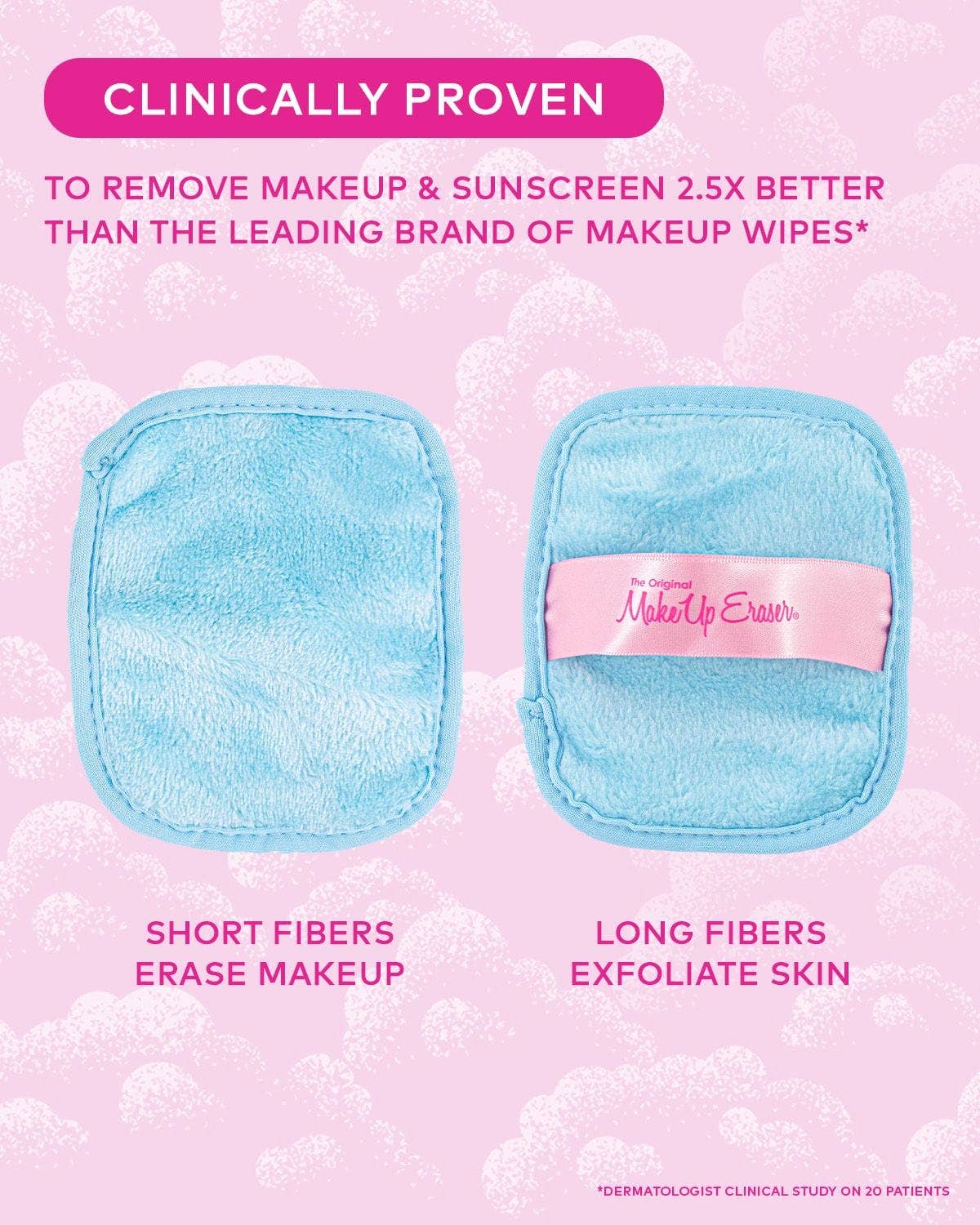 MakeUp Eraser Solid 7 - Day Set: Original Pink or Black - Lalka Beauty Co.