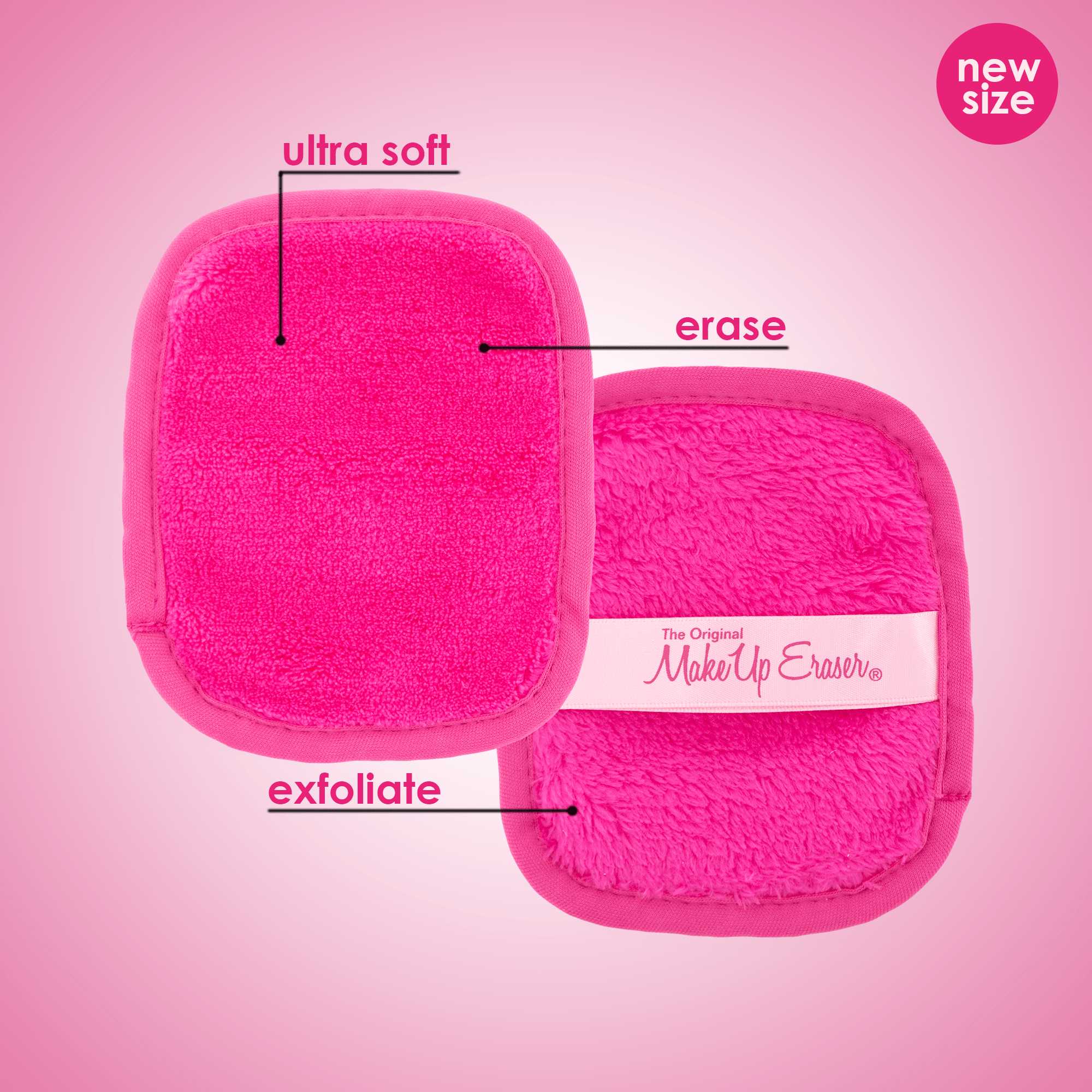 MakeUp Eraser Solid 7 - Day Set: Original Pink or Black - Lalka Beauty Co.