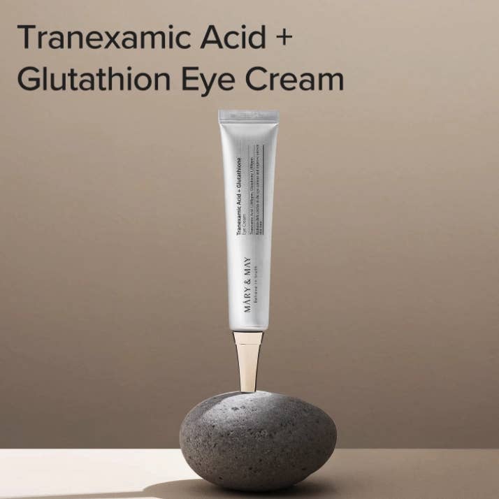 MARY & MAY Tranexamic Acid + Glutathione Eye Cream travel size 12 g - Lalka Beauty Co.