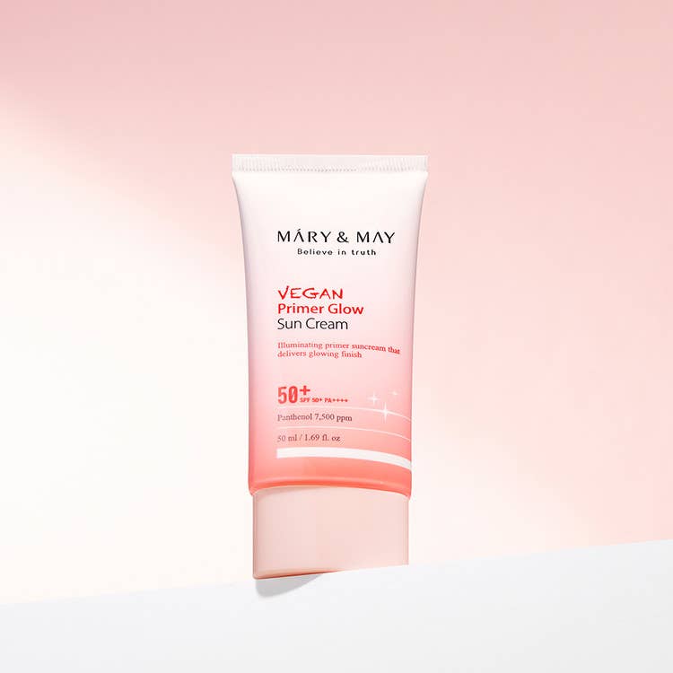 [MARY&MAY] VEGAN PRIMER GLOW SUN CREAM 50ML - Lalka Beauty Co.