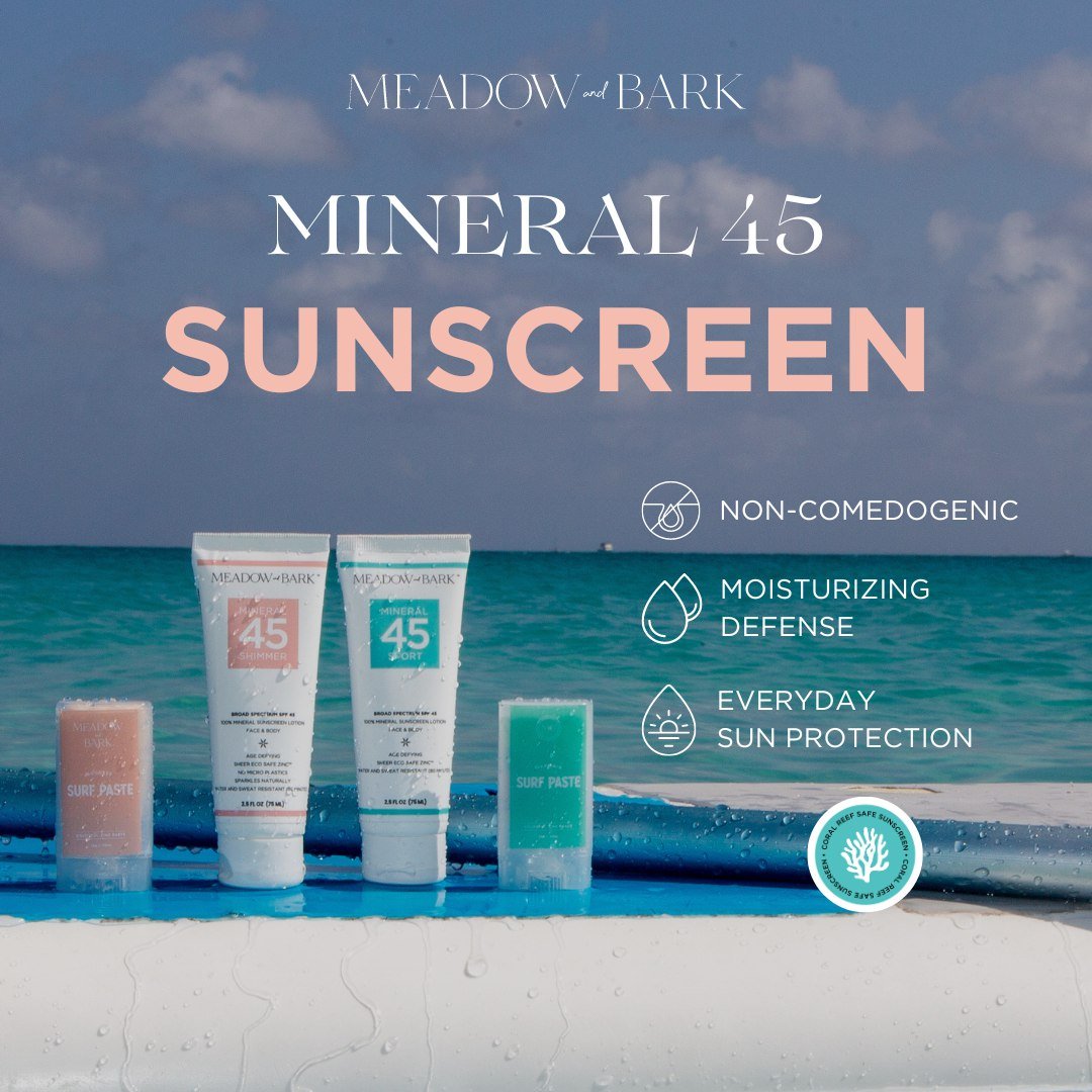 Meadow and Bark Mineral 45 Sunscreen - Lalka Beauty Co.