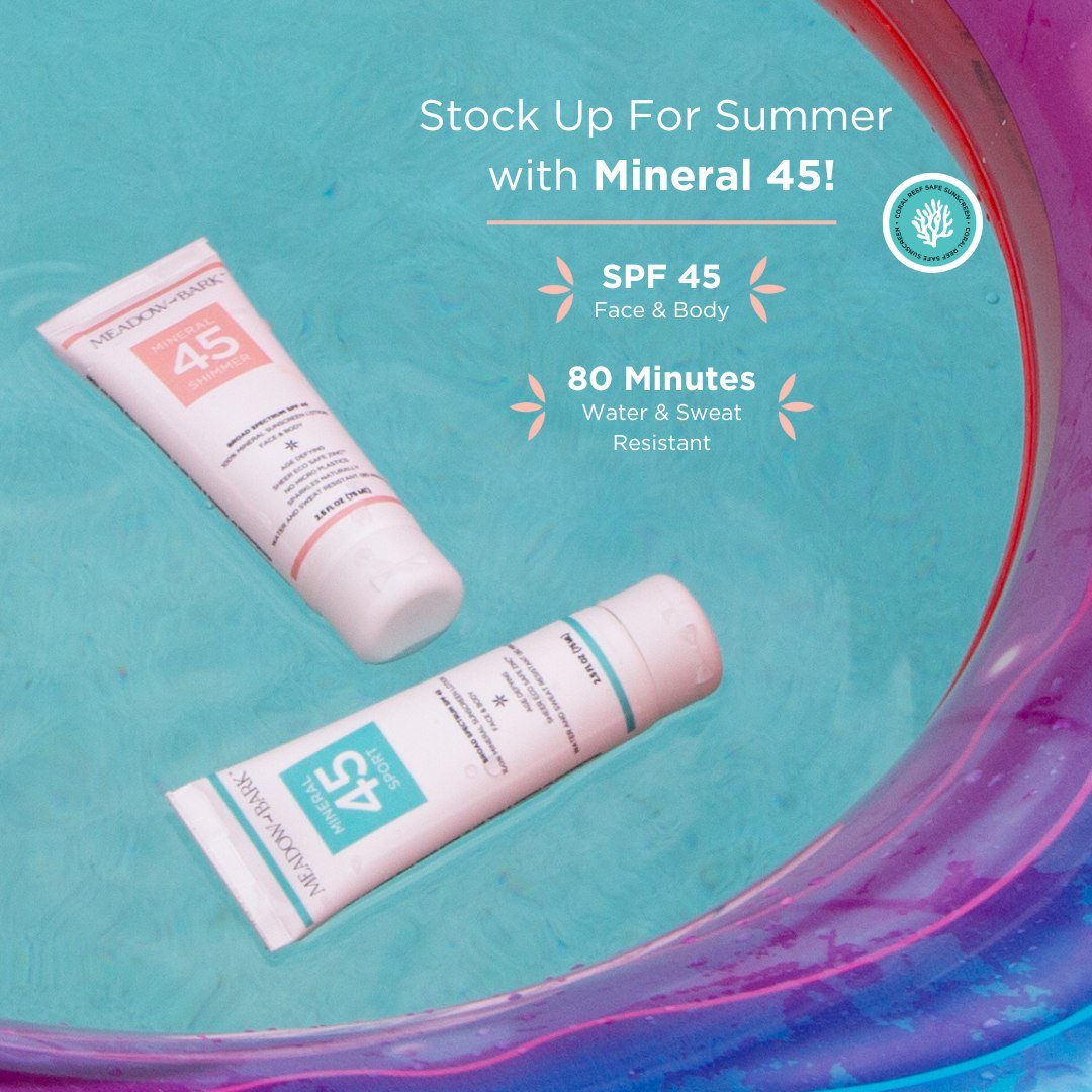 Meadow and Bark Mineral 45 Sunscreen - Lalka Beauty Co.