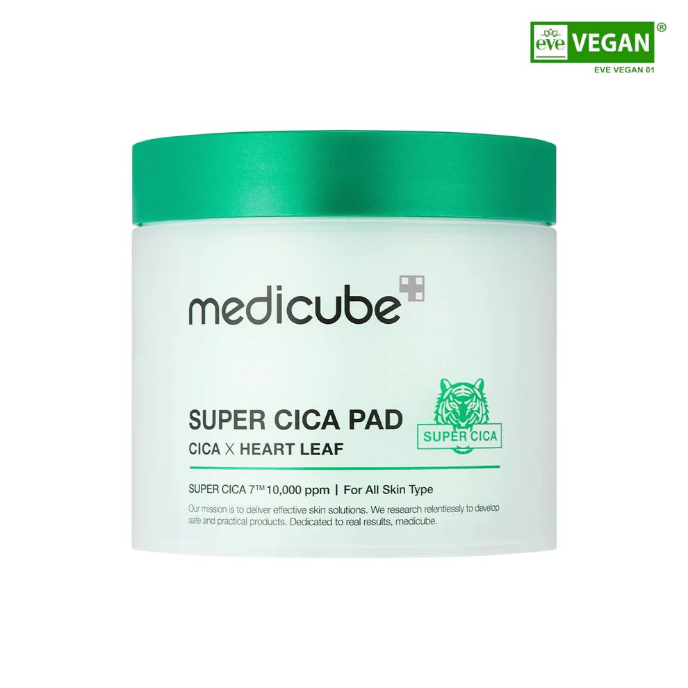 Medicube Super Cica Pads cica x heartleaf sensitive dry itchy skin 70 ct - Lalka Beauty Co.