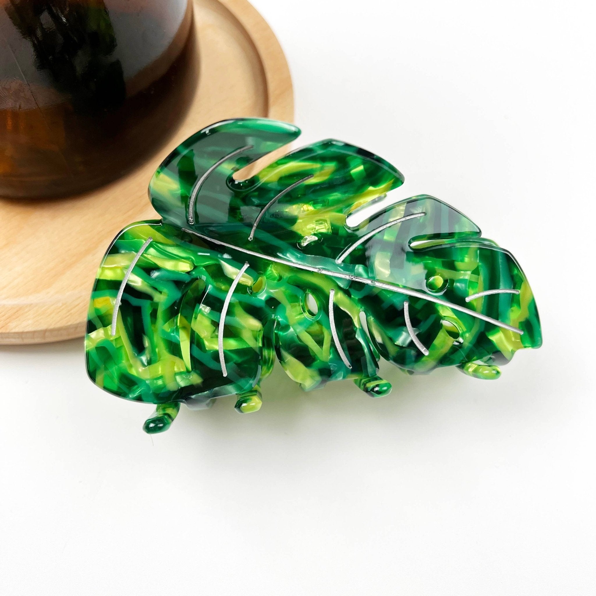 Monstera Plant Hair Clip - Lalka Beauty Co.