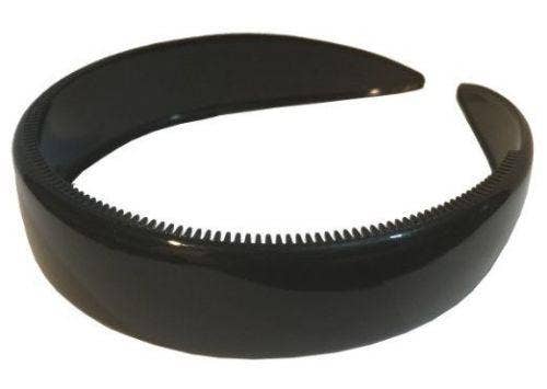 Parcelona French Wide 1 Inch Shell & Black Headband - Lalka Beauty Co.