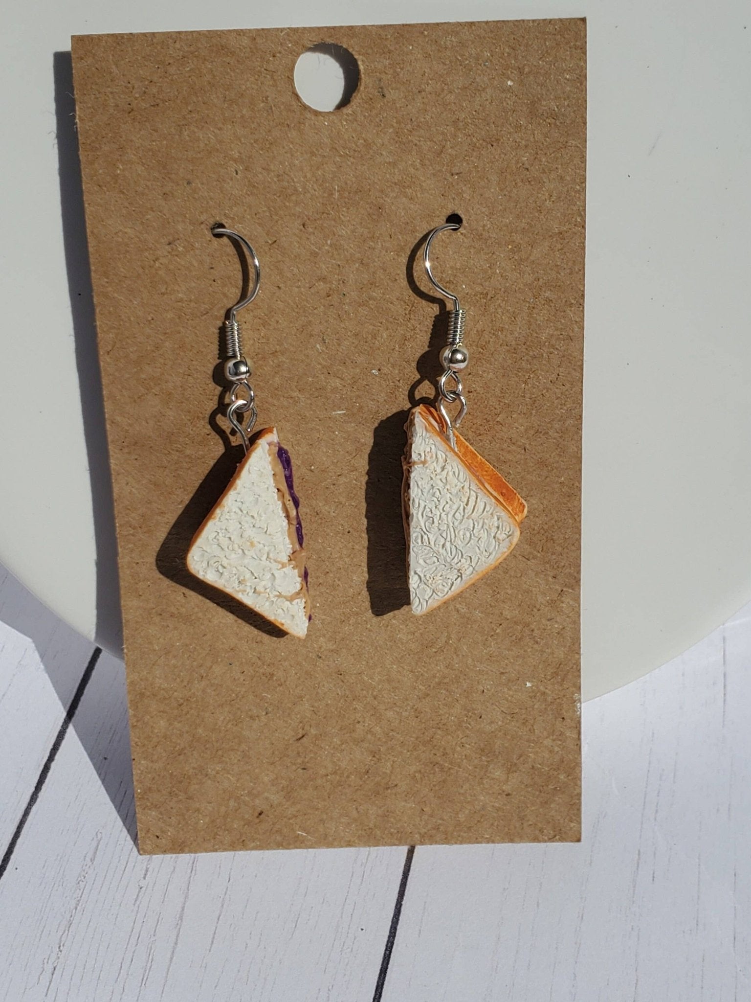 Peanut Butter and Jelly Earrings, PB&J Earrings - Lalka Beauty Co.